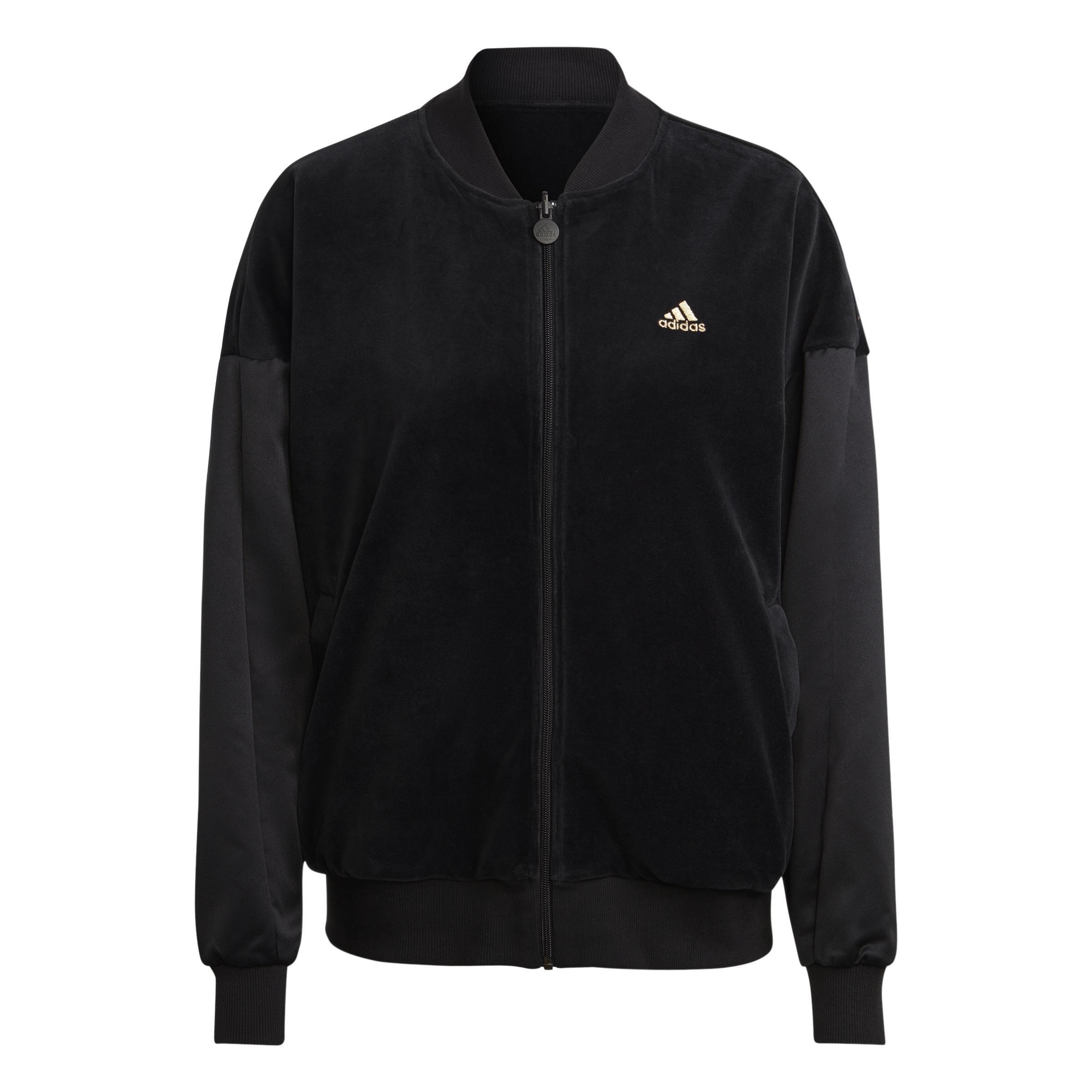 Embossed Monogram Reversible Jacket, Black, , large image number 1