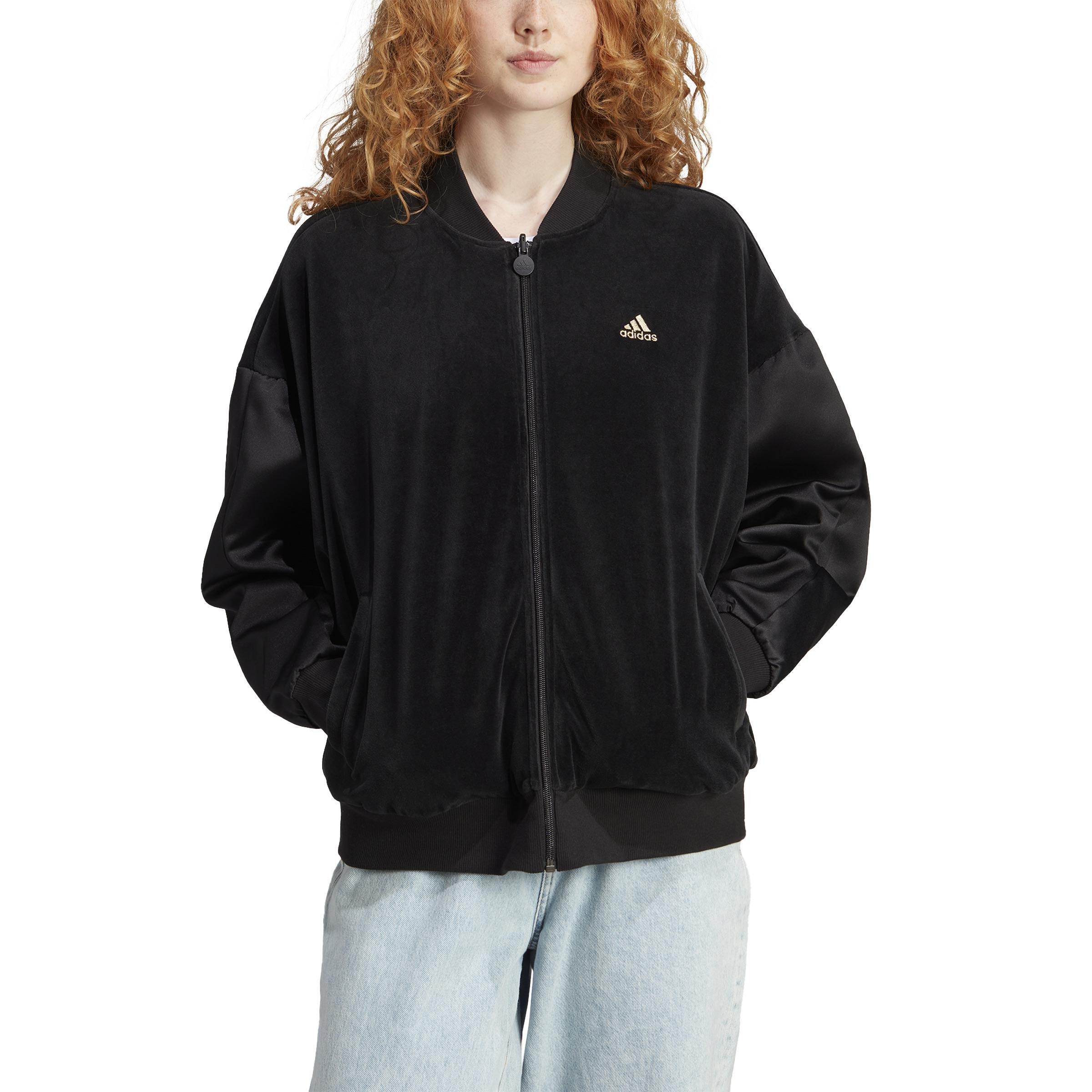 Embossed Monogram Reversible Jacket, Black, , large image number 2