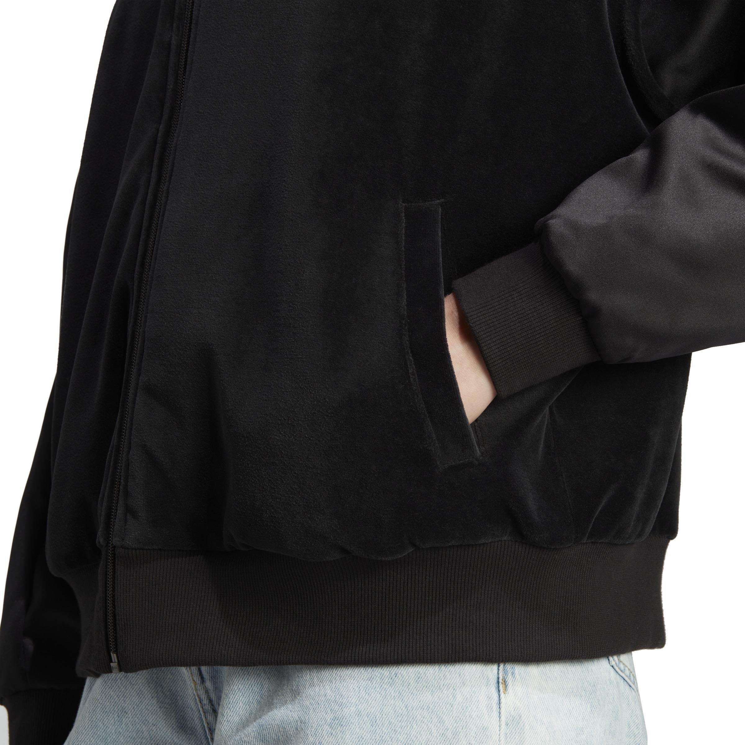 Embossed Monogram Reversible Jacket, Black, , large image number 6