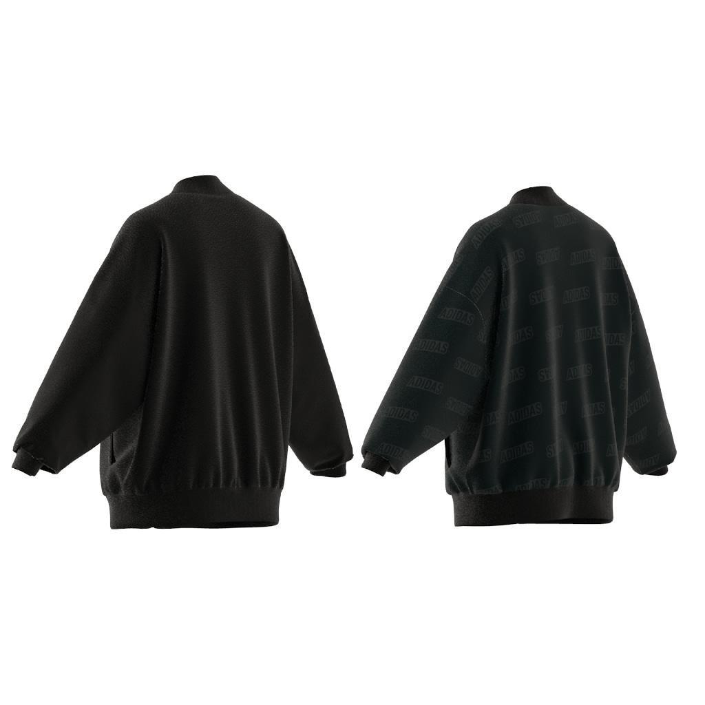 Embossed Monogram Reversible Jacket, Black, , large image number 9
