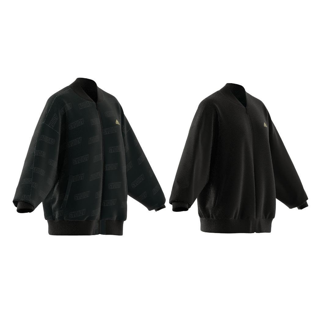 Embossed Monogram Reversible Jacket, Black, , large image number 10