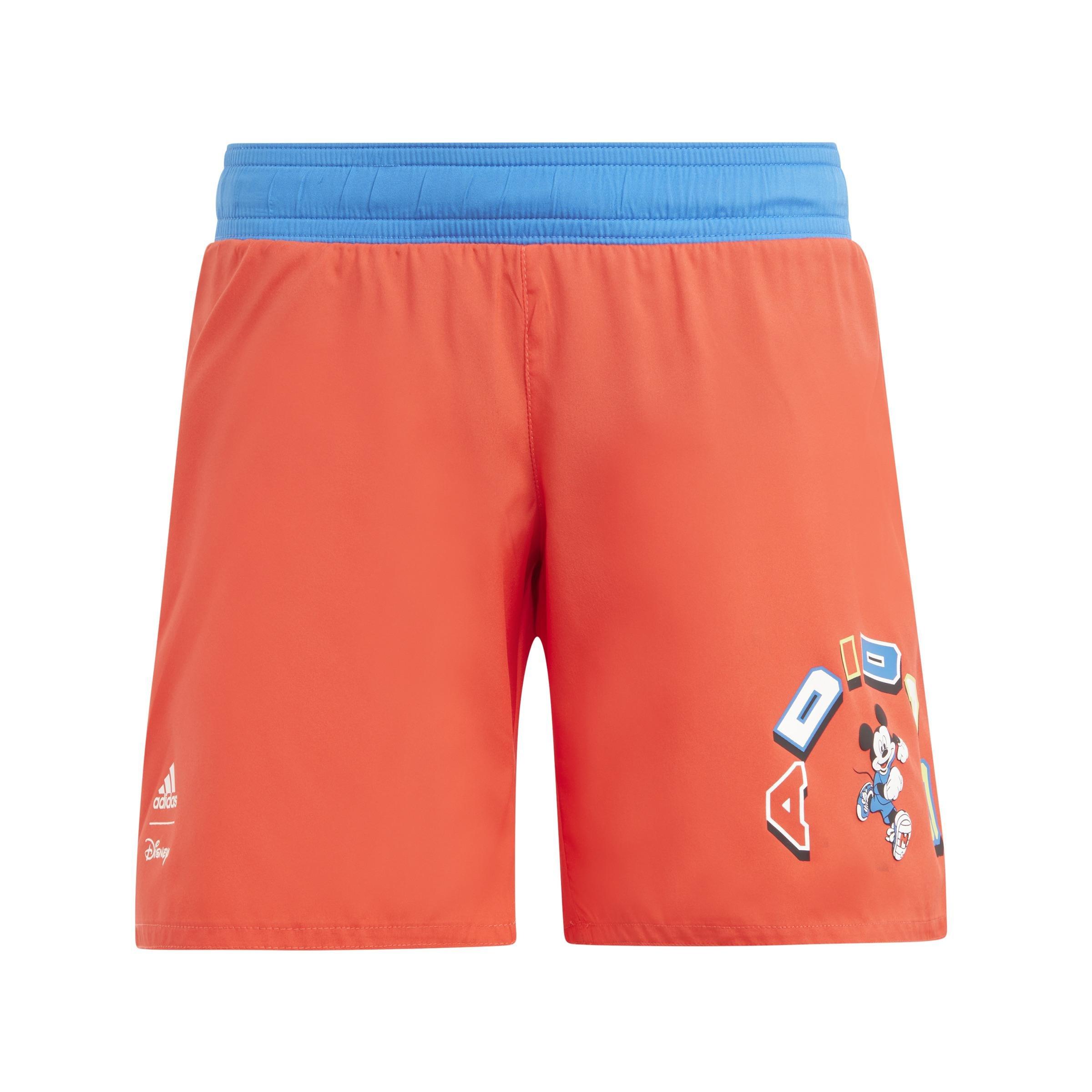 Kids adidas x Disney Mickey Mouse Swim Shorts, Red, , large image number 0
