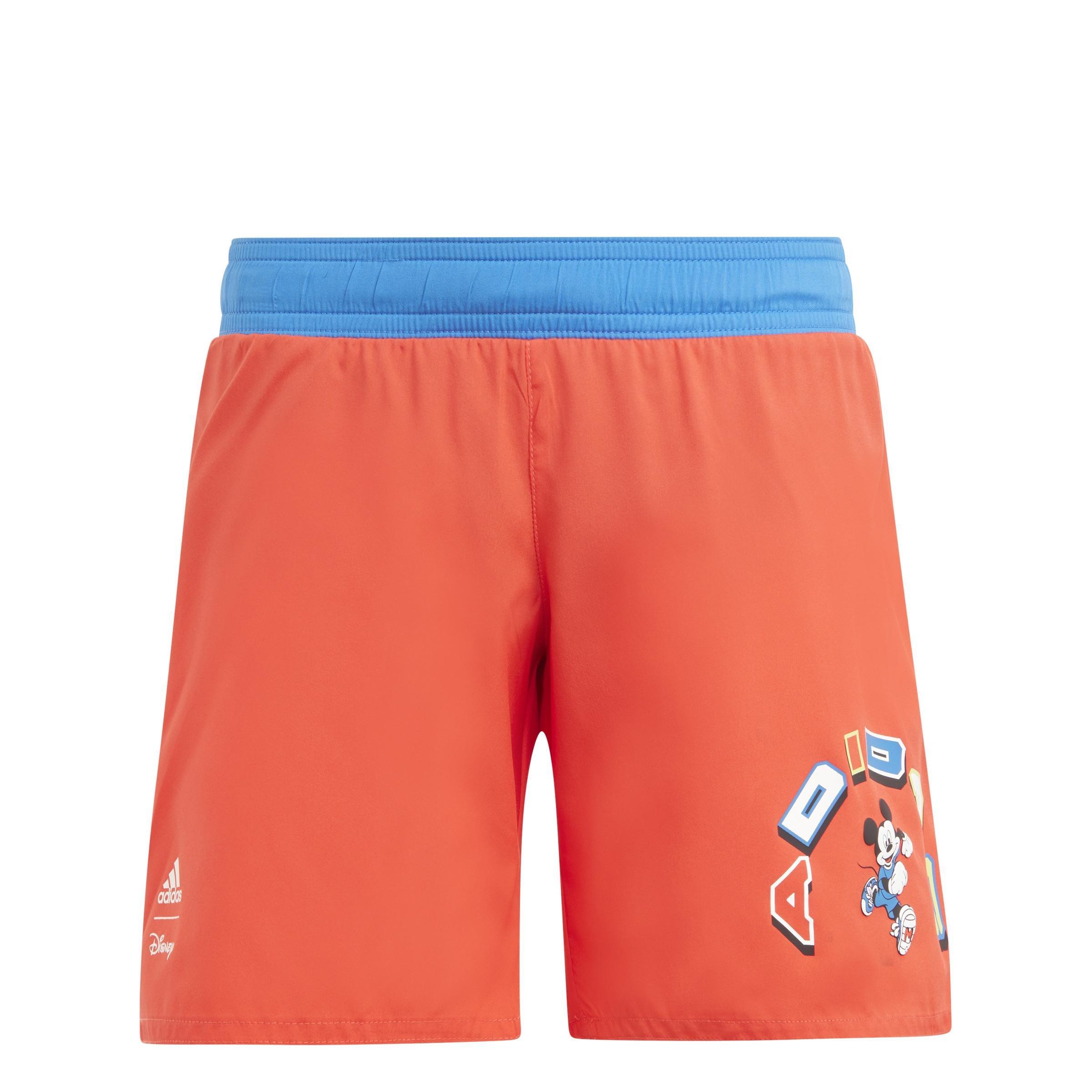 Kids adidas x Disney Mickey Mouse Swim Shorts, Red, , large image number 1