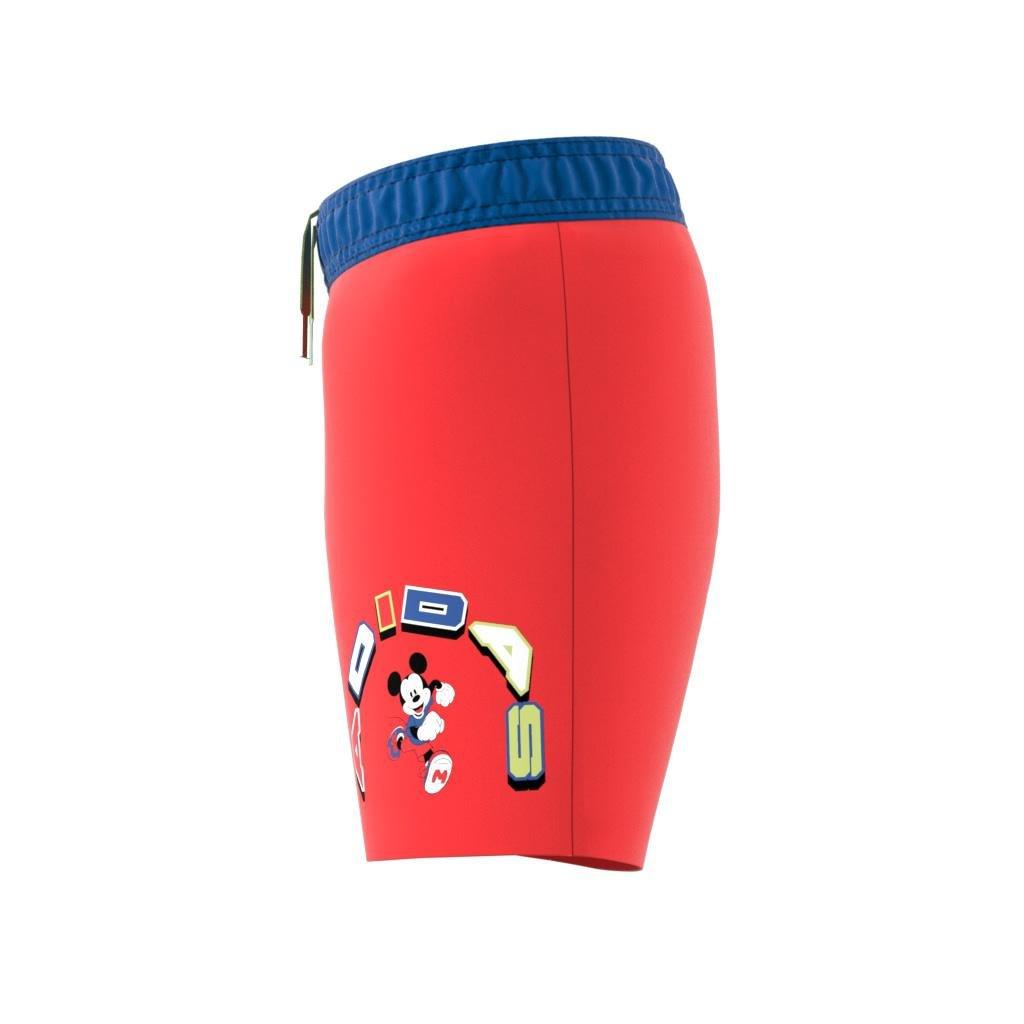 Kids adidas x Disney Mickey Mouse Swim Shorts, Red, , large image number 8