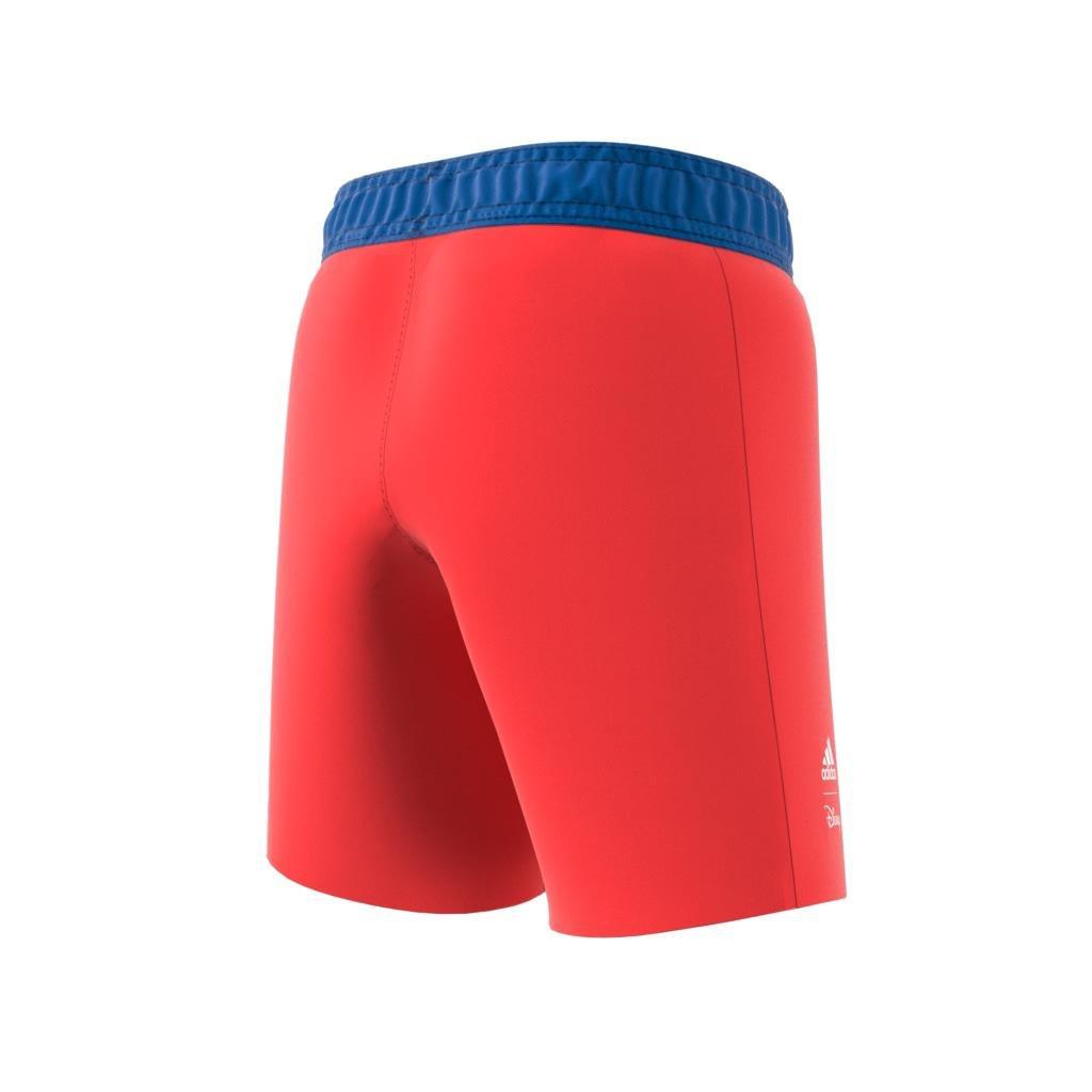 Kids adidas x Disney Mickey Mouse Swim Shorts, Red, , large image number 10
