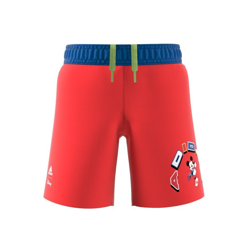 Kids adidas x Disney Mickey Mouse Swim Shorts, Red, , large image number 11