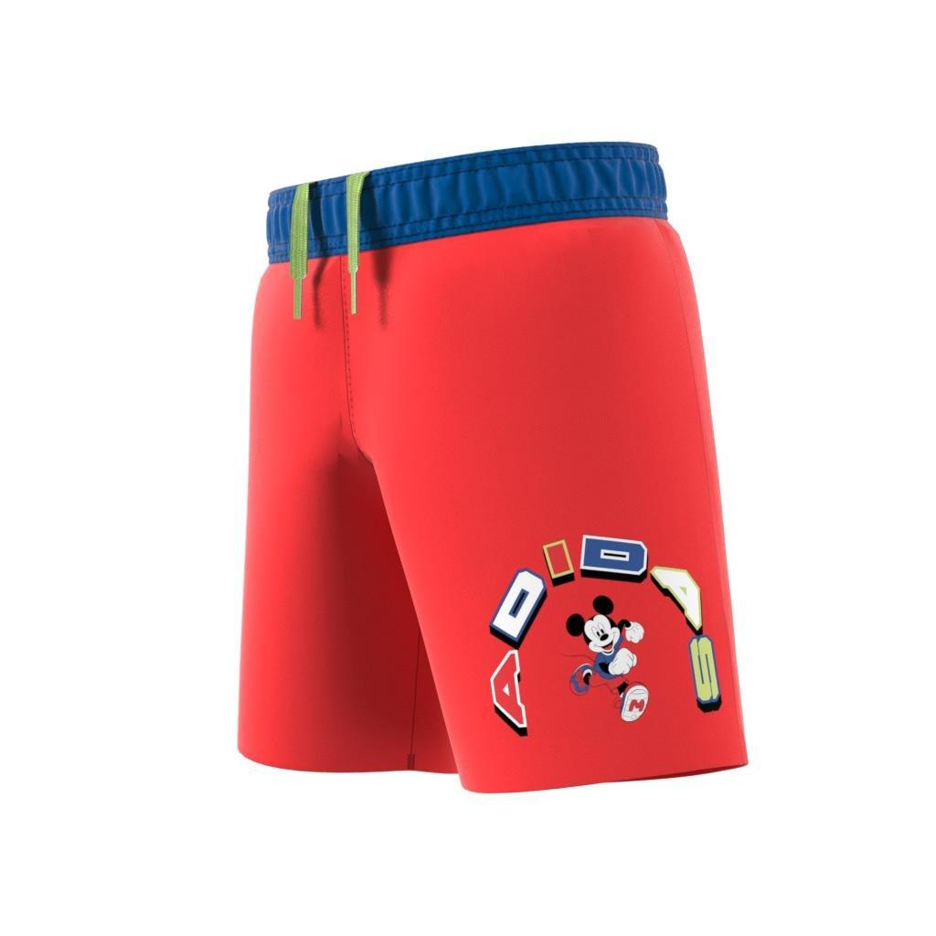 Kids adidas x Disney Mickey Mouse Swim Shorts, Red, , large image number 13