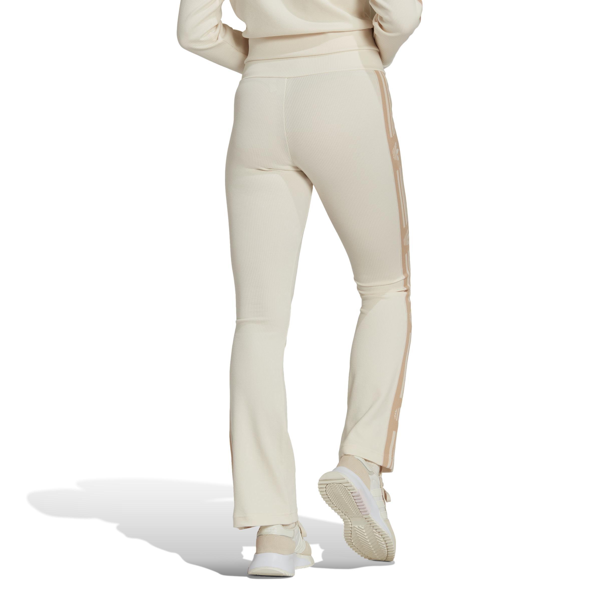 Ski Chic Flared Rib Leggings, Beige, A901_ONE, large image number 2