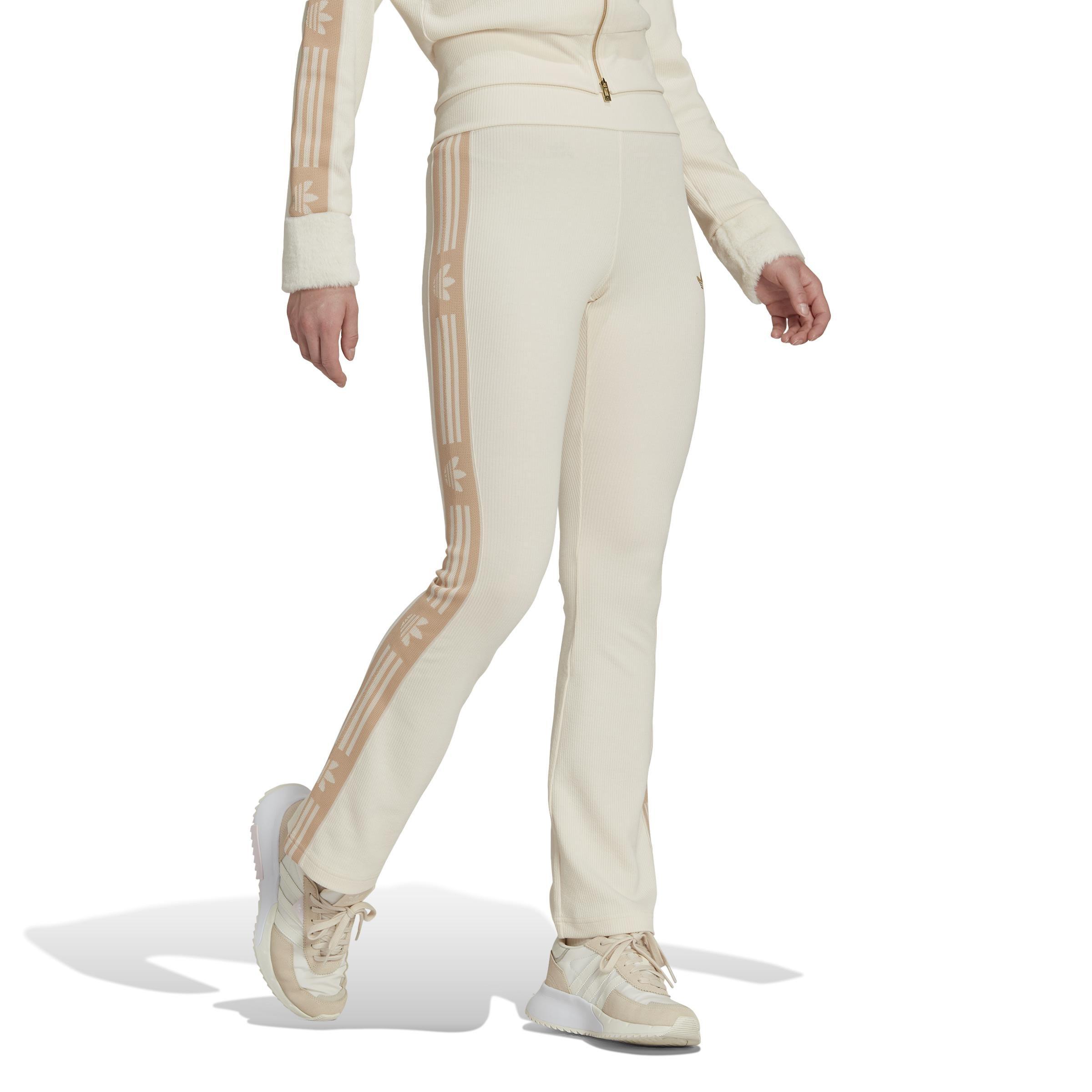 Ski Chic Flared Rib Leggings, Beige, A901_ONE, large image number 5