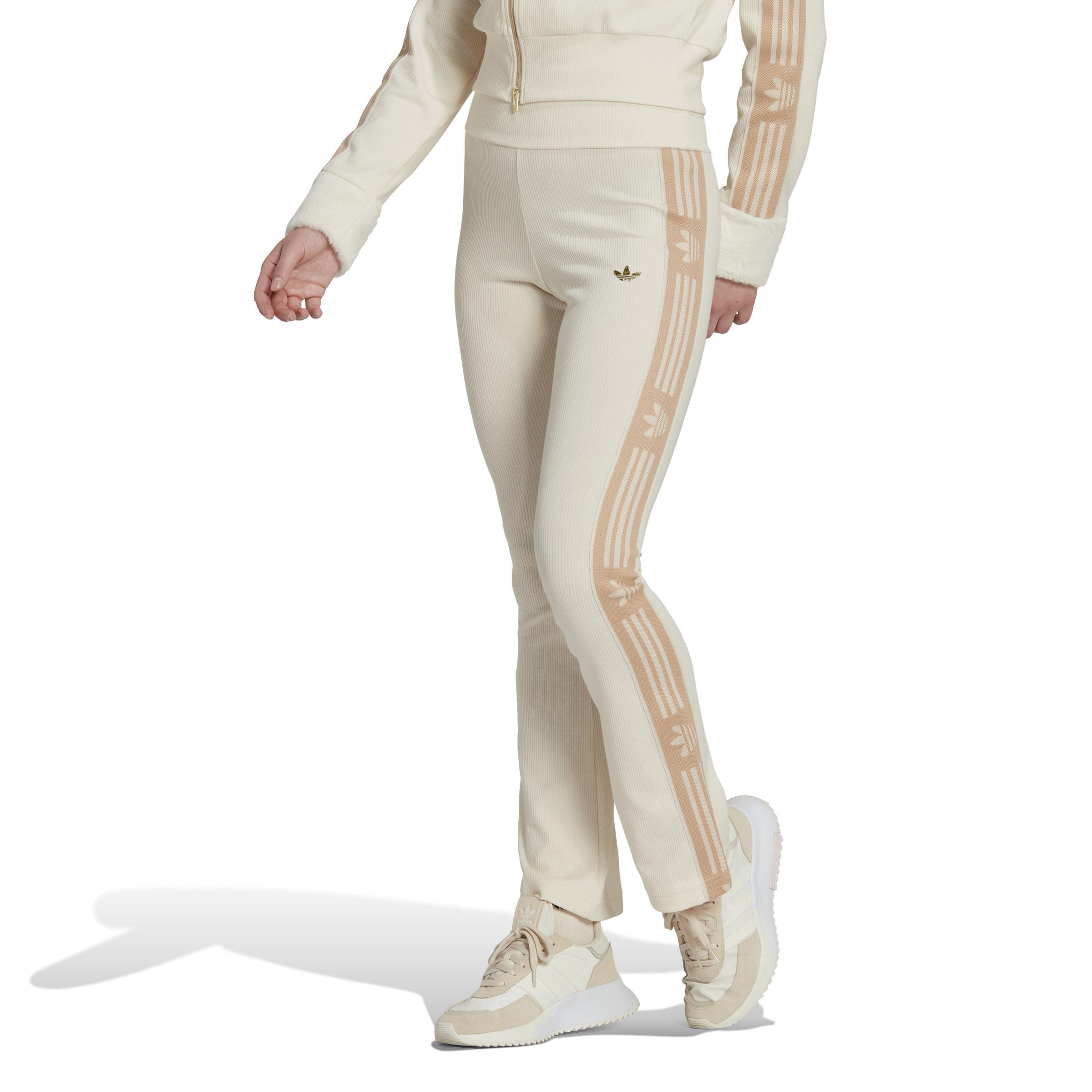 Ski Chic Flared Rib Leggings, Beige, A901_ONE, large image number 6