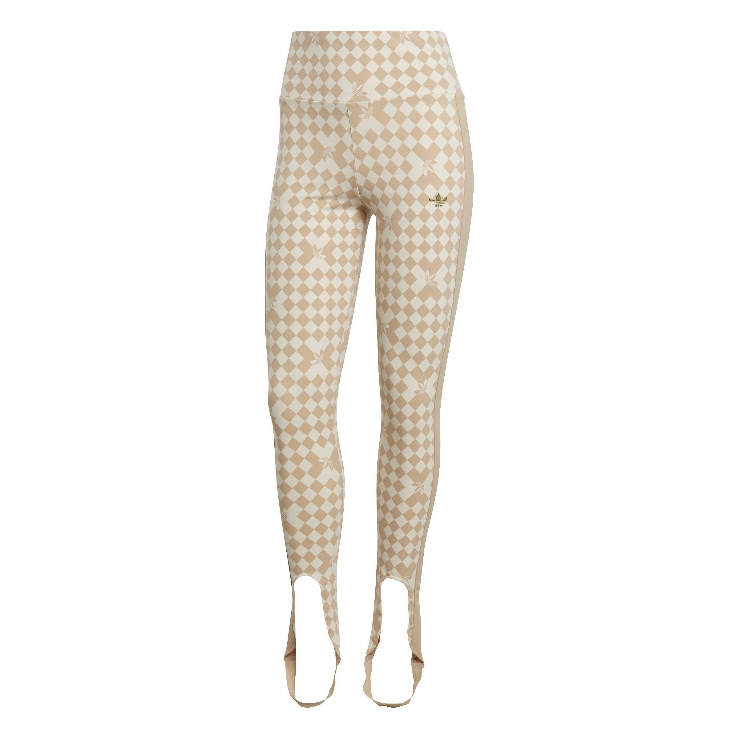 Ski Chic Allover Print Leggings, Beige, A901_ONE, large image number 1