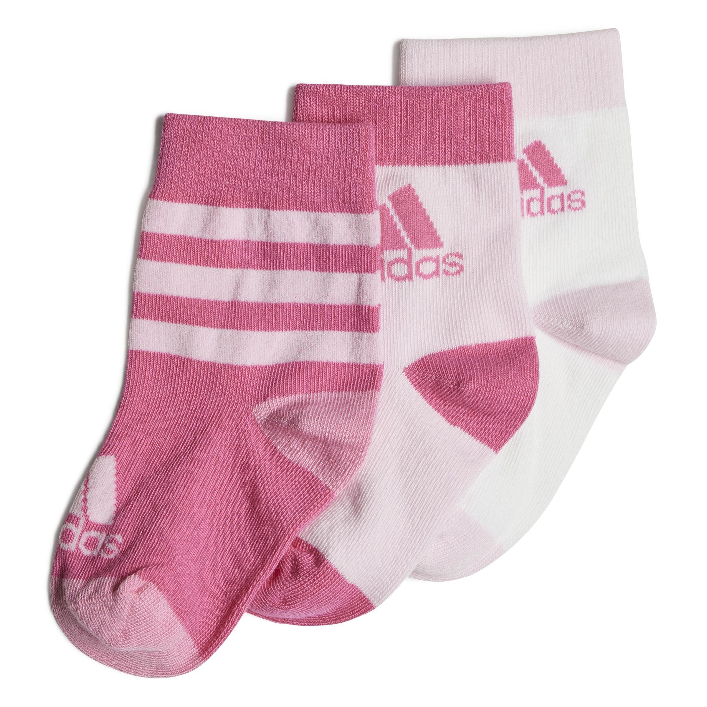 Graphic Socks 3 Pairs, Pink, A901_ONE, large image number 0