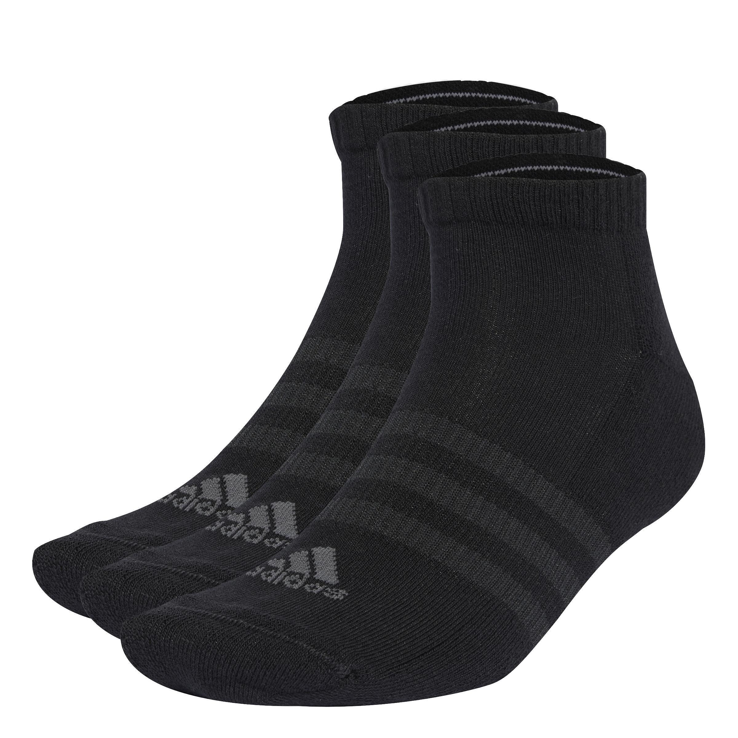 Unisex Cushioned Low-Cut Socks 3 Pairs, Multicolour, , large image number 0