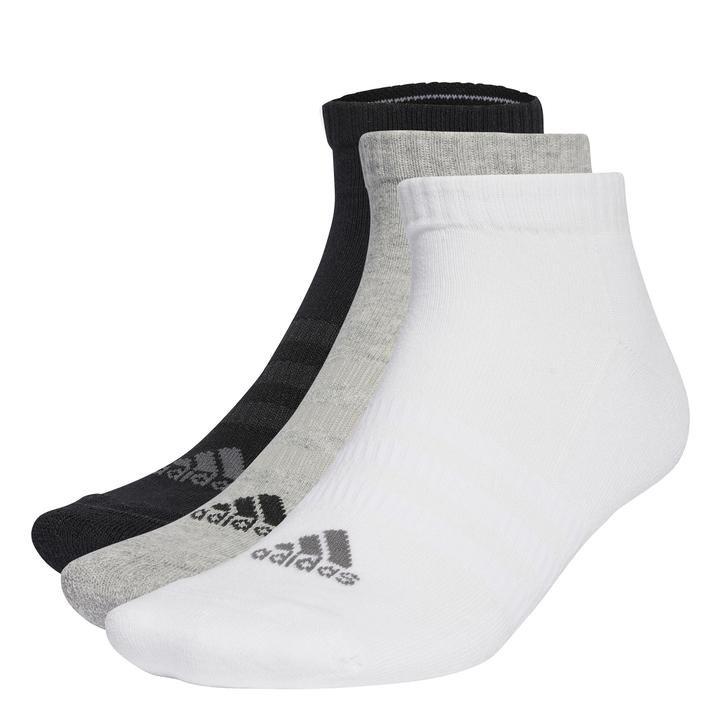Unisex Cushioned Low-Cut Socks 3 Pairs, Multicolour, , large image number 0