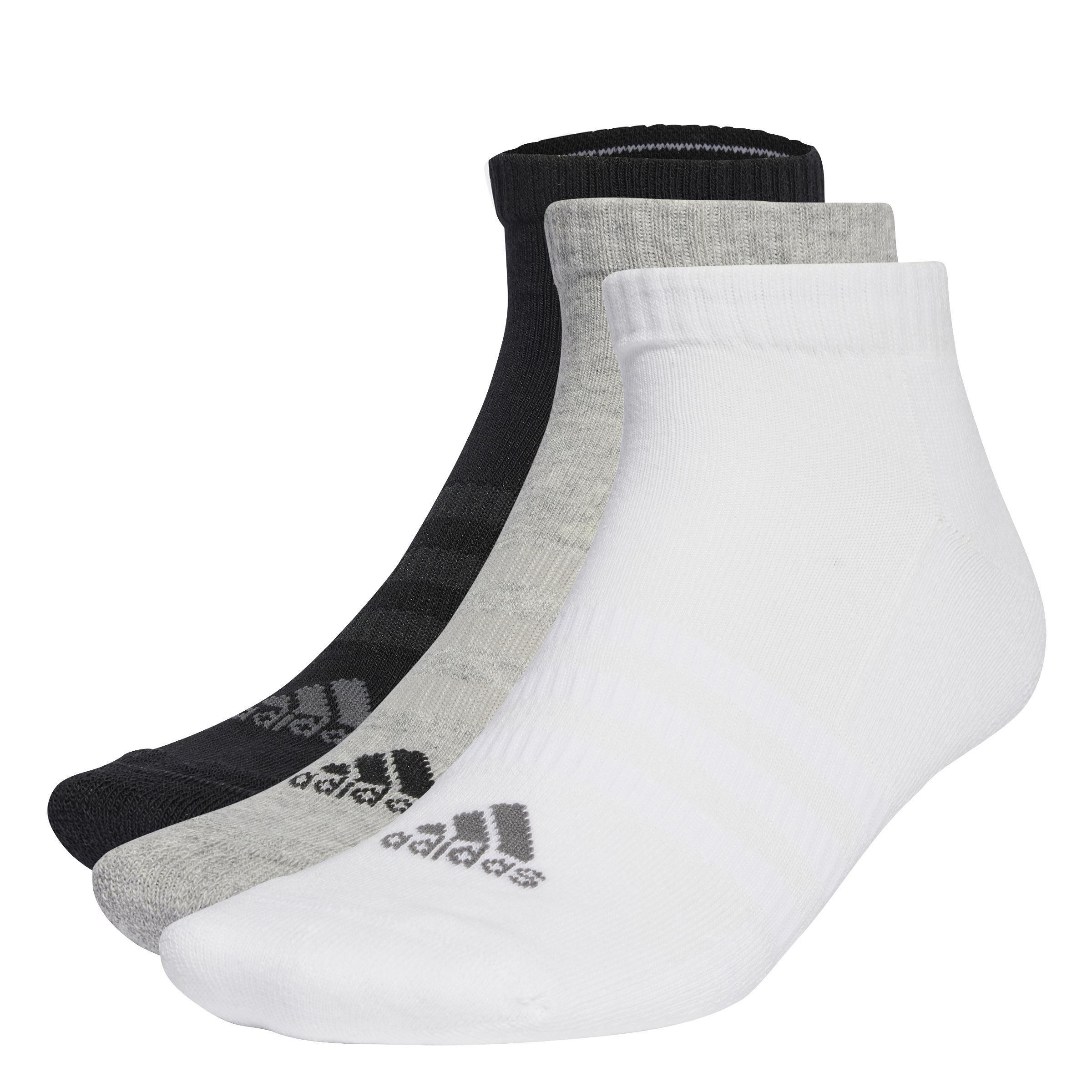 Unisex Cushioned Low-Cut Socks 3 Pairs, Multicolour, , large image number 0