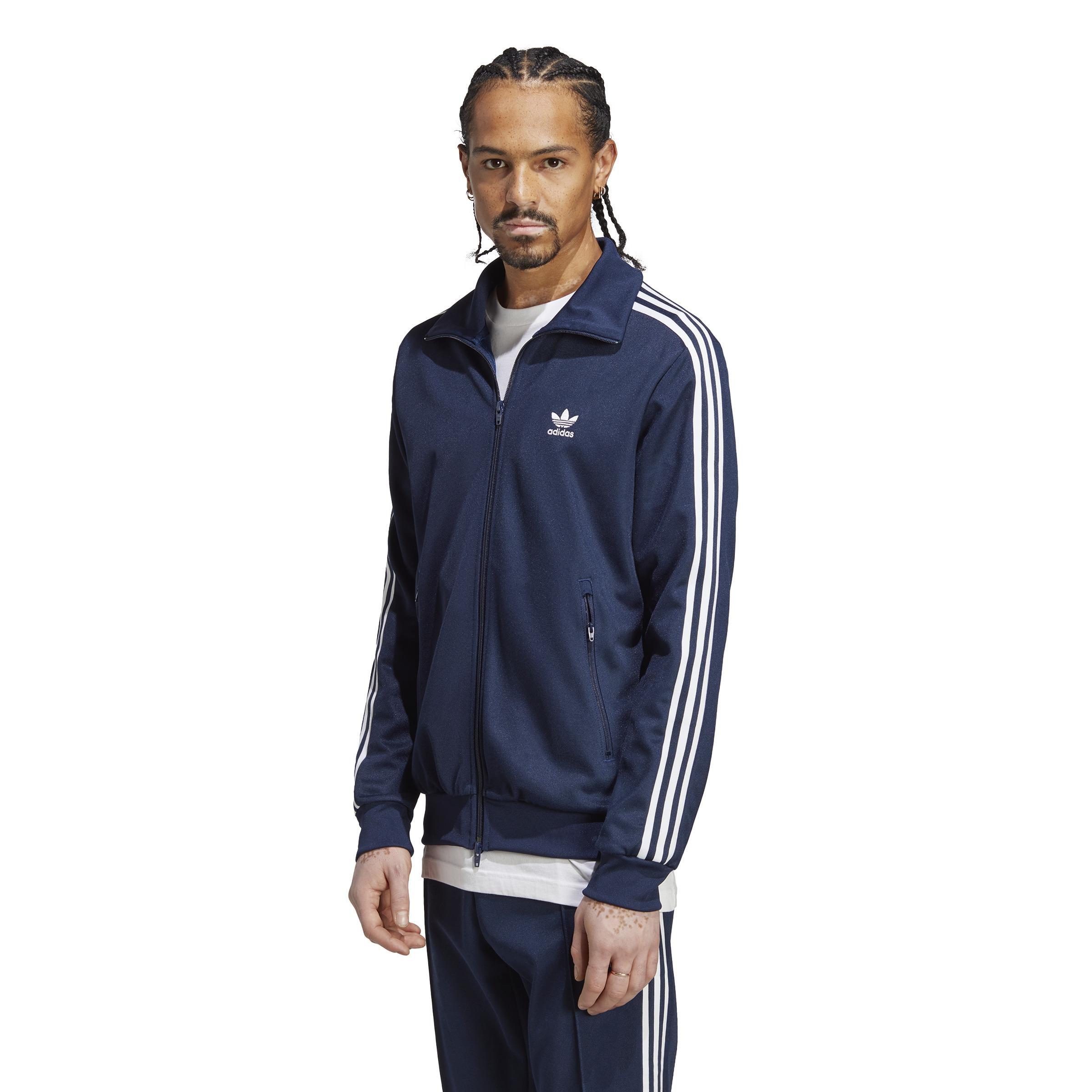 Adidas navy firebird online track top