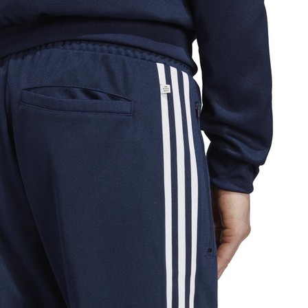 Men Adicolor Classics Beckenbauer Tracksuit Bottoms, Navy, A901_ONE, large image number 4