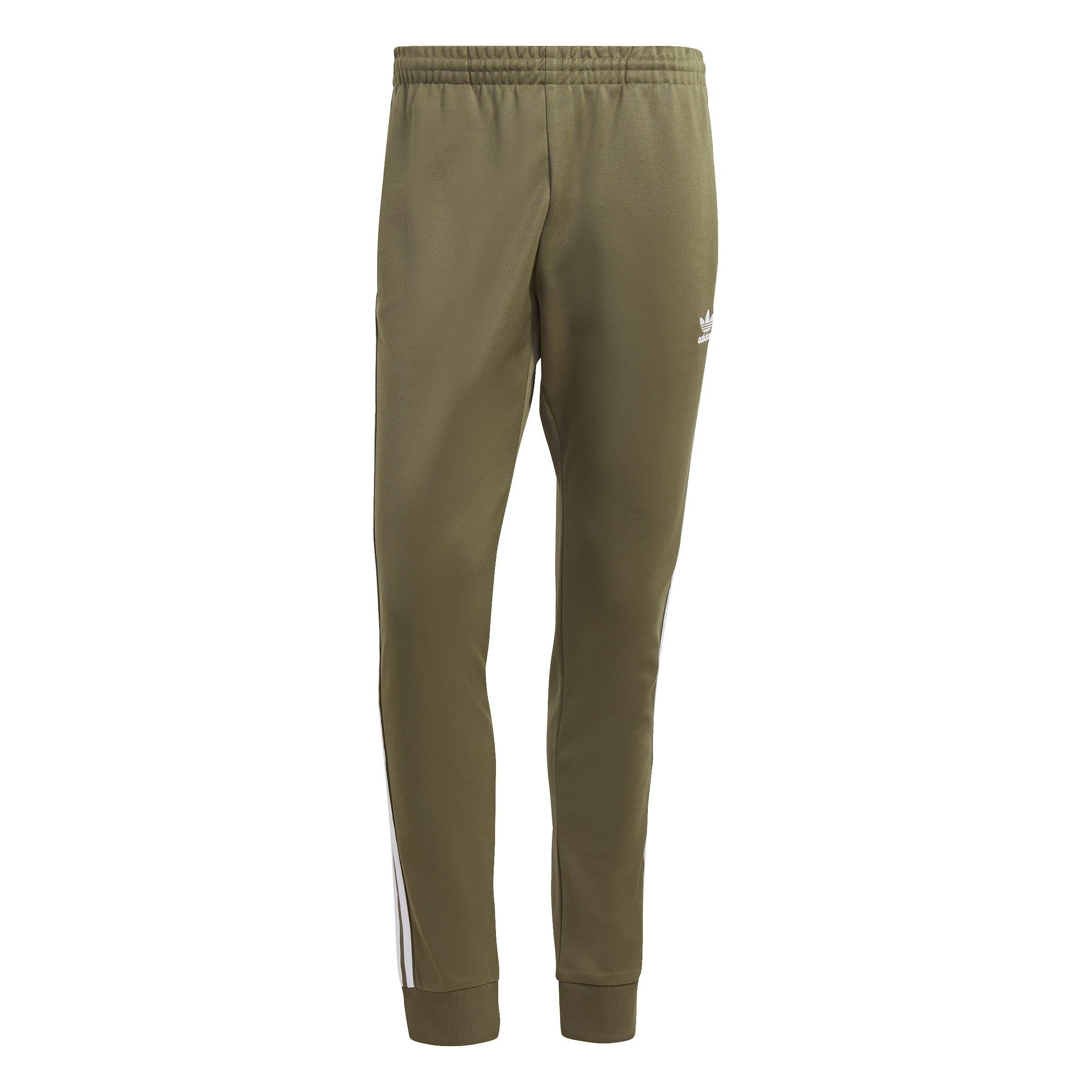 Khaki green adidas tracksuit discount bottoms