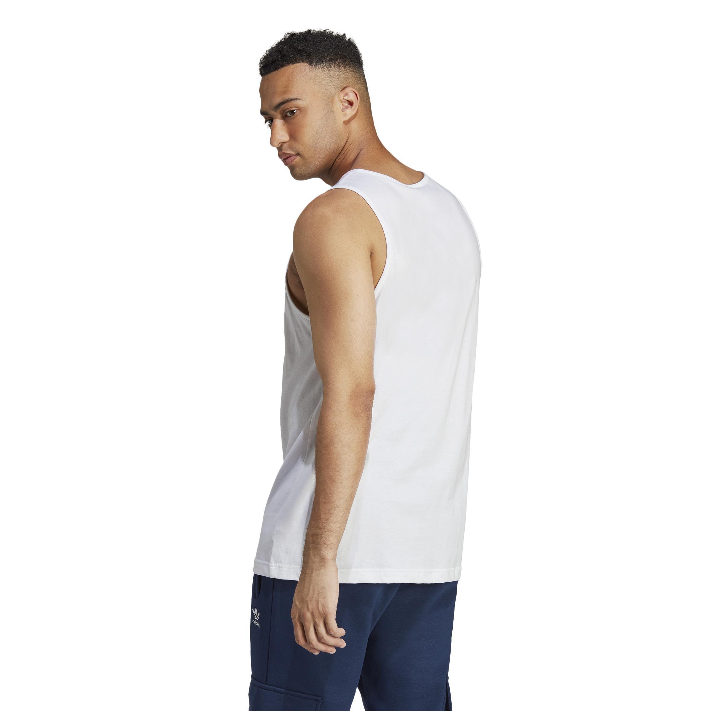 Trefoil Essentials Tank Top, White, , large image number 3