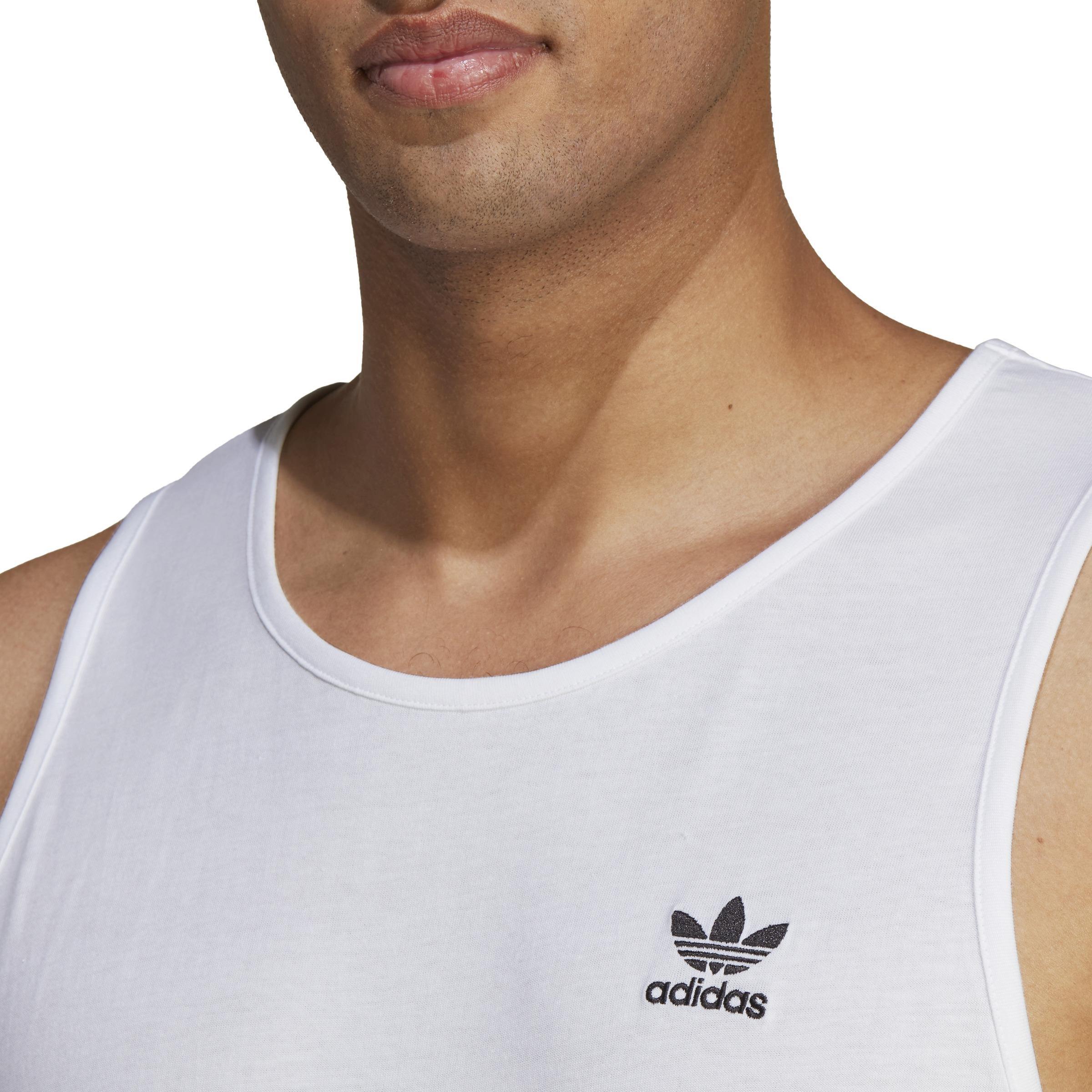 Trefoil Essentials Tank Top, White, , large image number 5