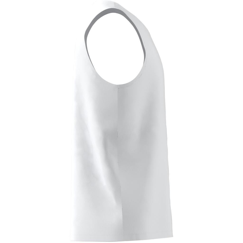 Trefoil Essentials Tank Top, White, , large image number 10