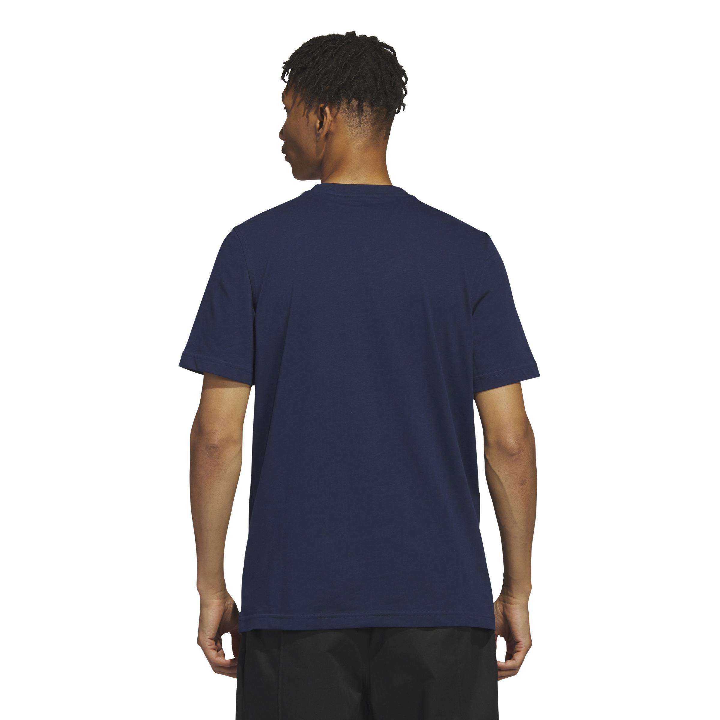 ADICOLOR CLASSICS TREFOIL T-Shirt, Blue, A901_ONE, large image number 3
