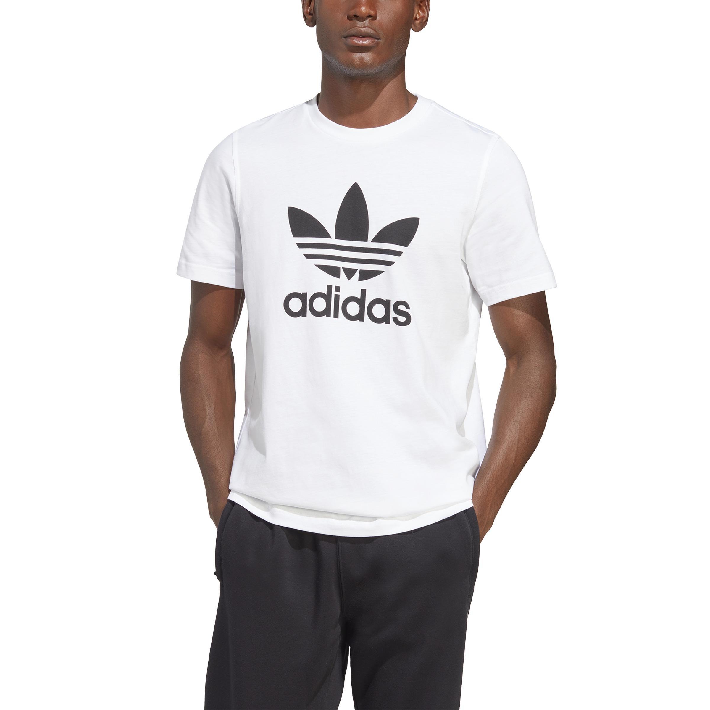 Adicolor Classics Trefoil T-Shirt, White, A901_ONE, large image number 1