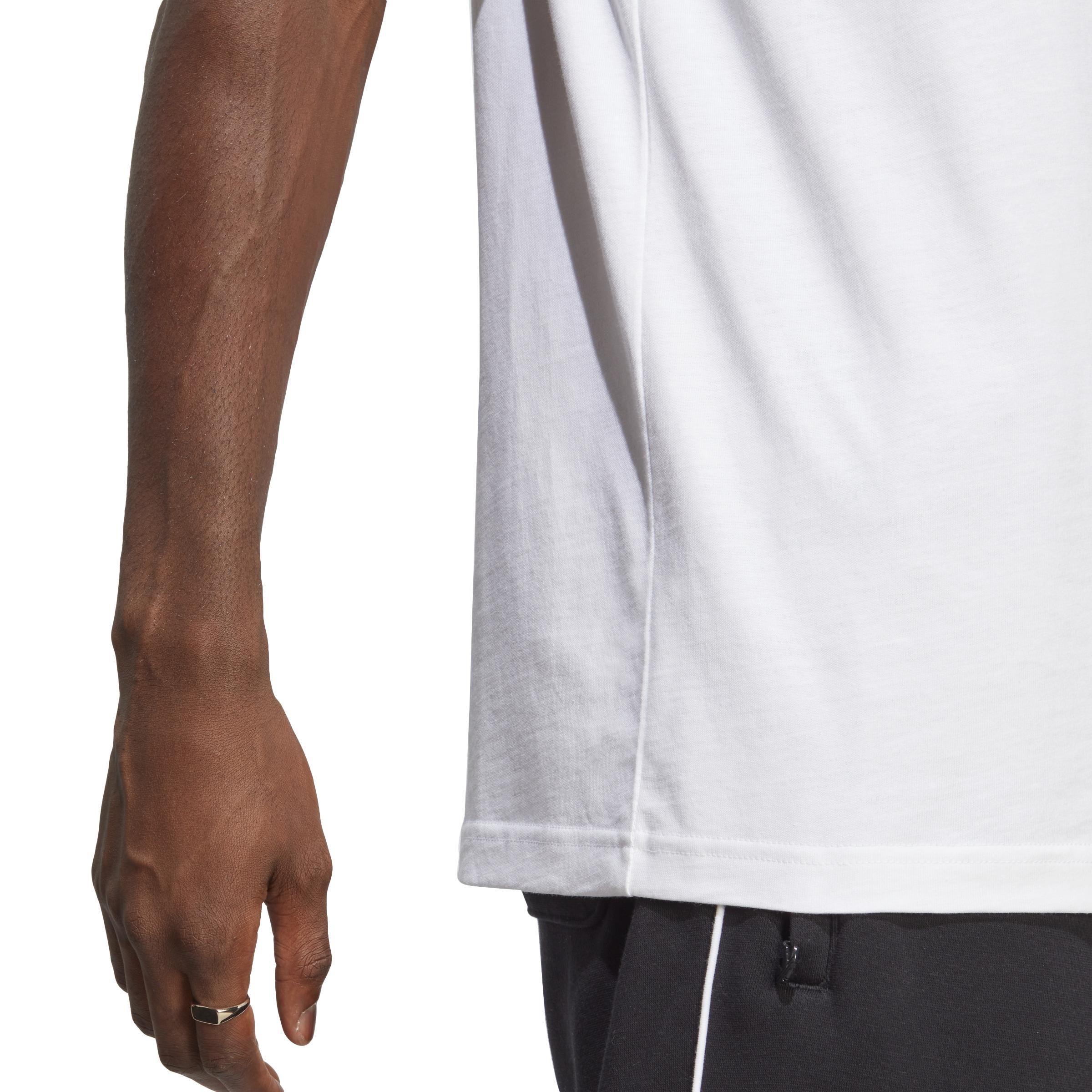Adicolor Classics Trefoil T-Shirt, White, A901_ONE, large image number 5
