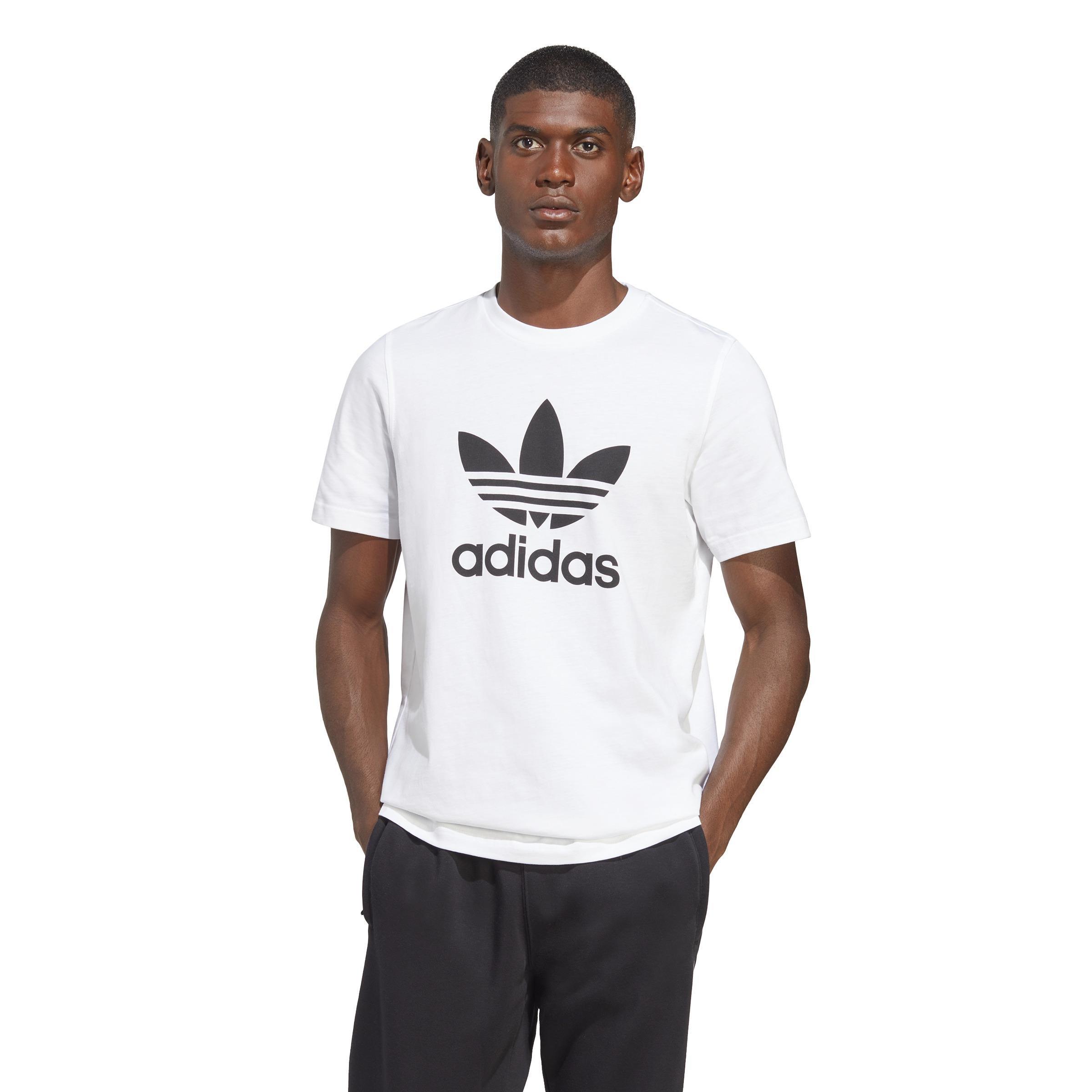 Adicolor Classics Trefoil T-Shirt, White, A901_ONE, large image number 7