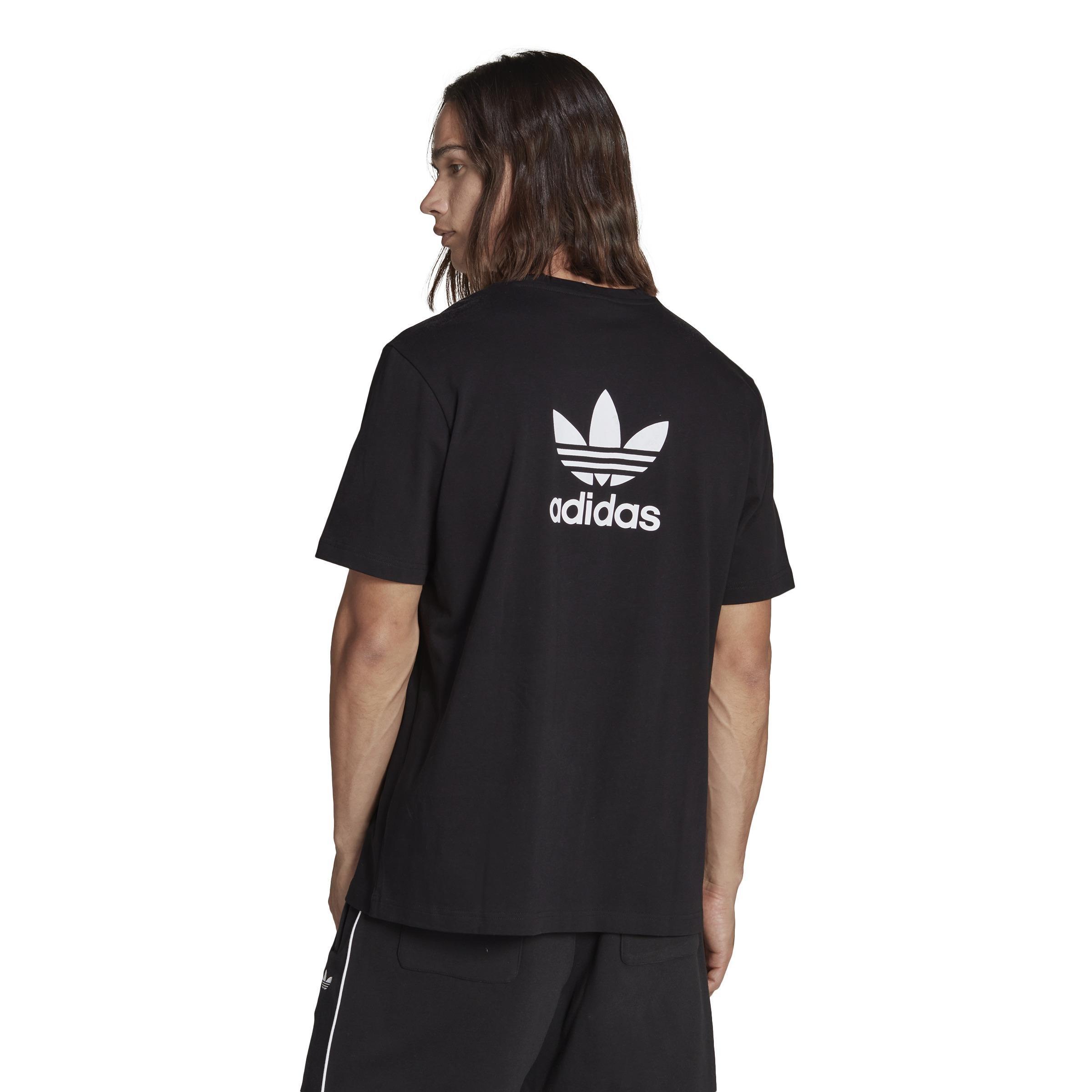 Adicolor Classics Back And Front Trefoil Boxy T-Shirt, Black, A901_ONE, large image number 3