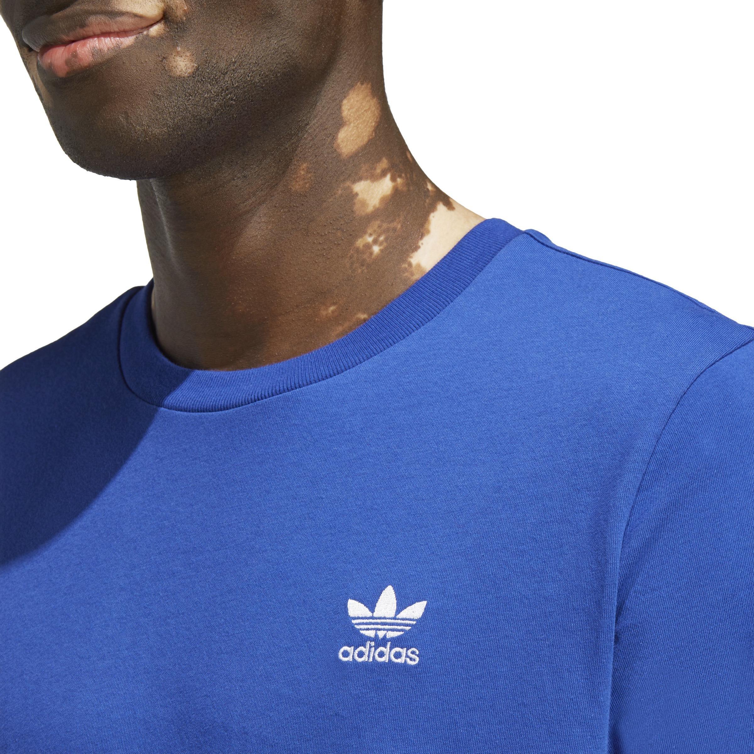 Trefoil Essentials T-Shirt, Blue, A901_ONE, large image number 4