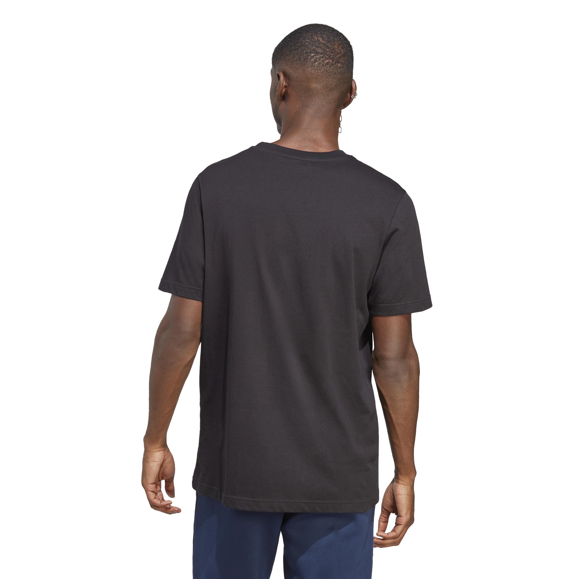 Trefoil Essentials T-Shirt, Black, A901_ONE, large image number 3
