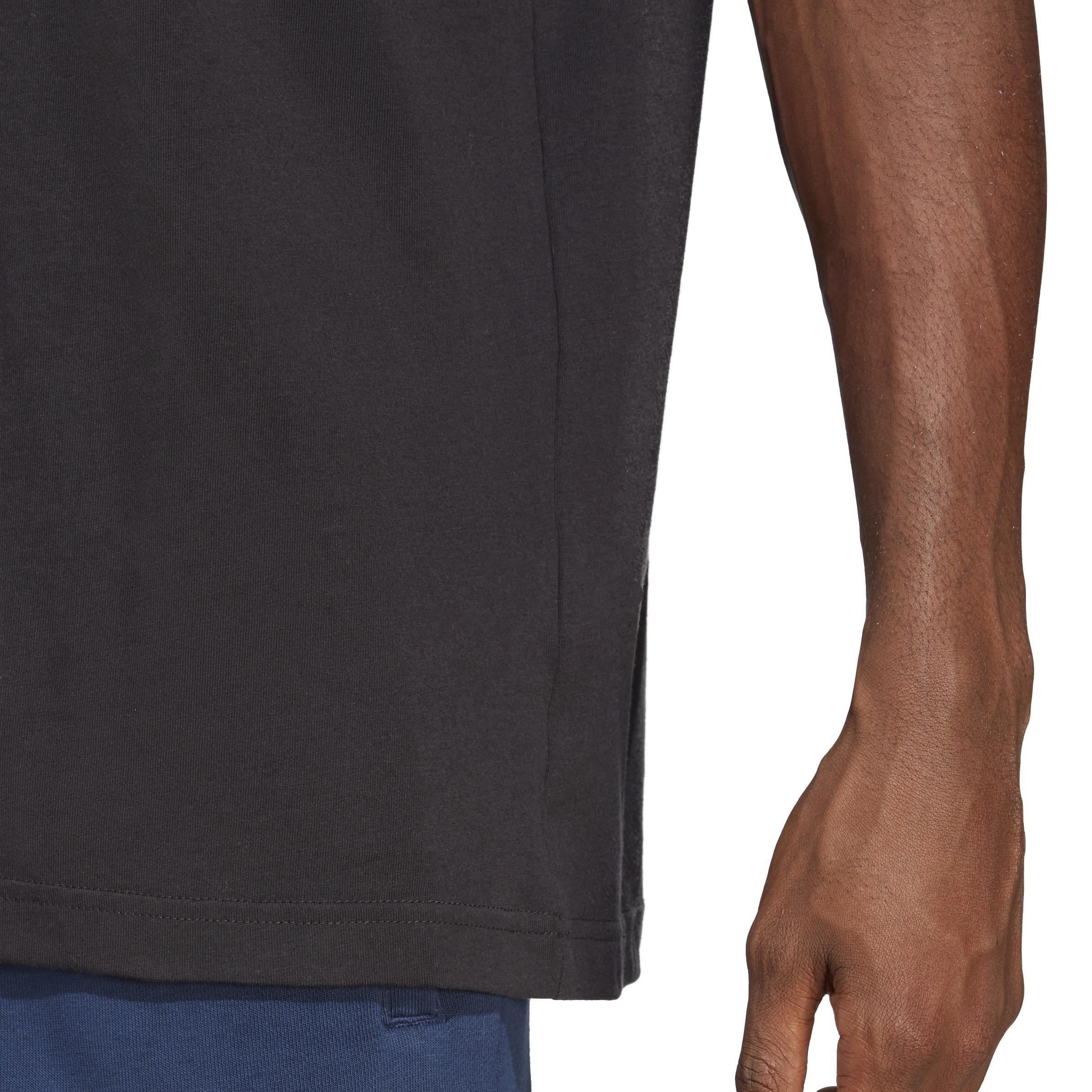 Trefoil Essentials T-Shirt, Black, A901_ONE, large image number 4