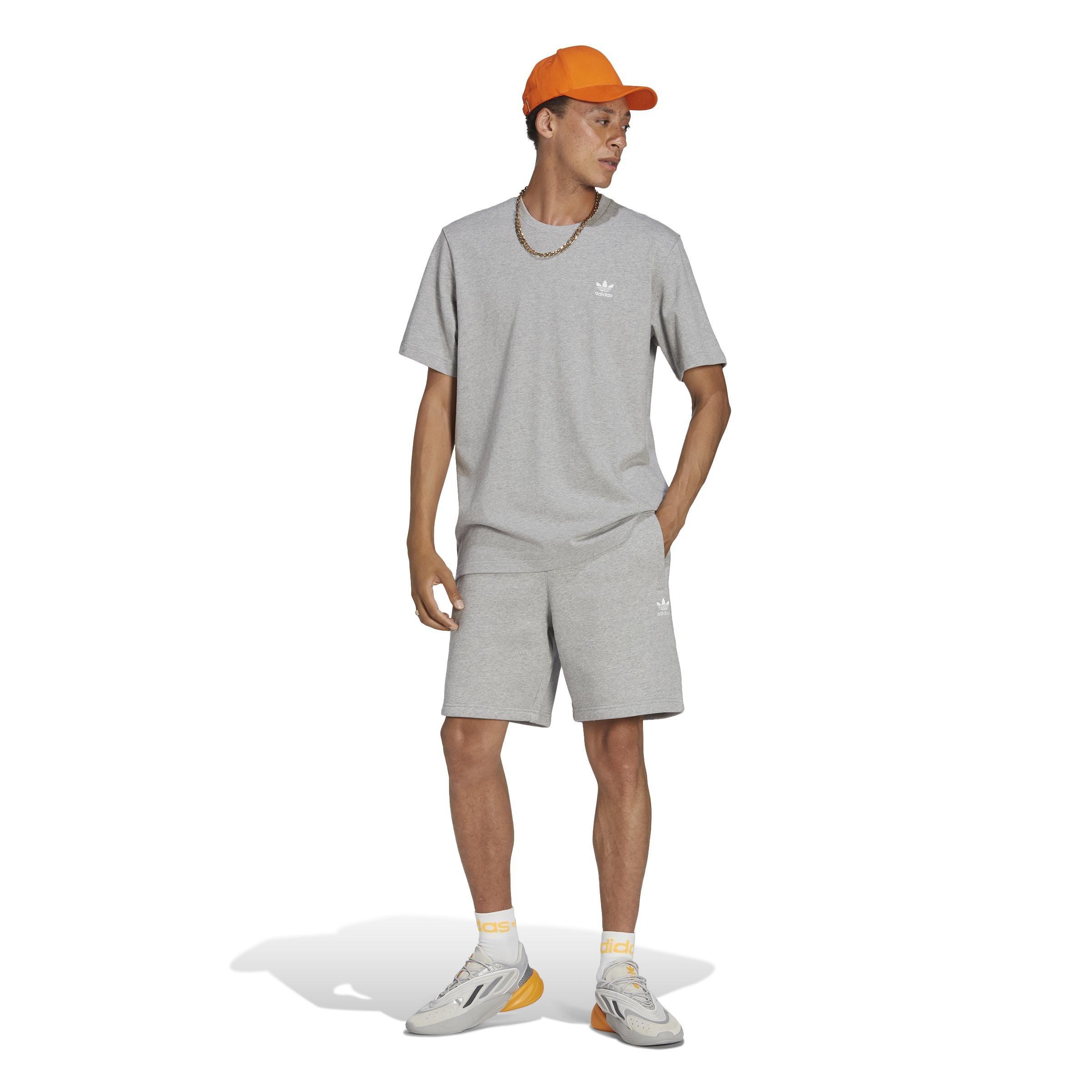 Trefoil Essentials Shorts, Grey, A901_ONE, medium