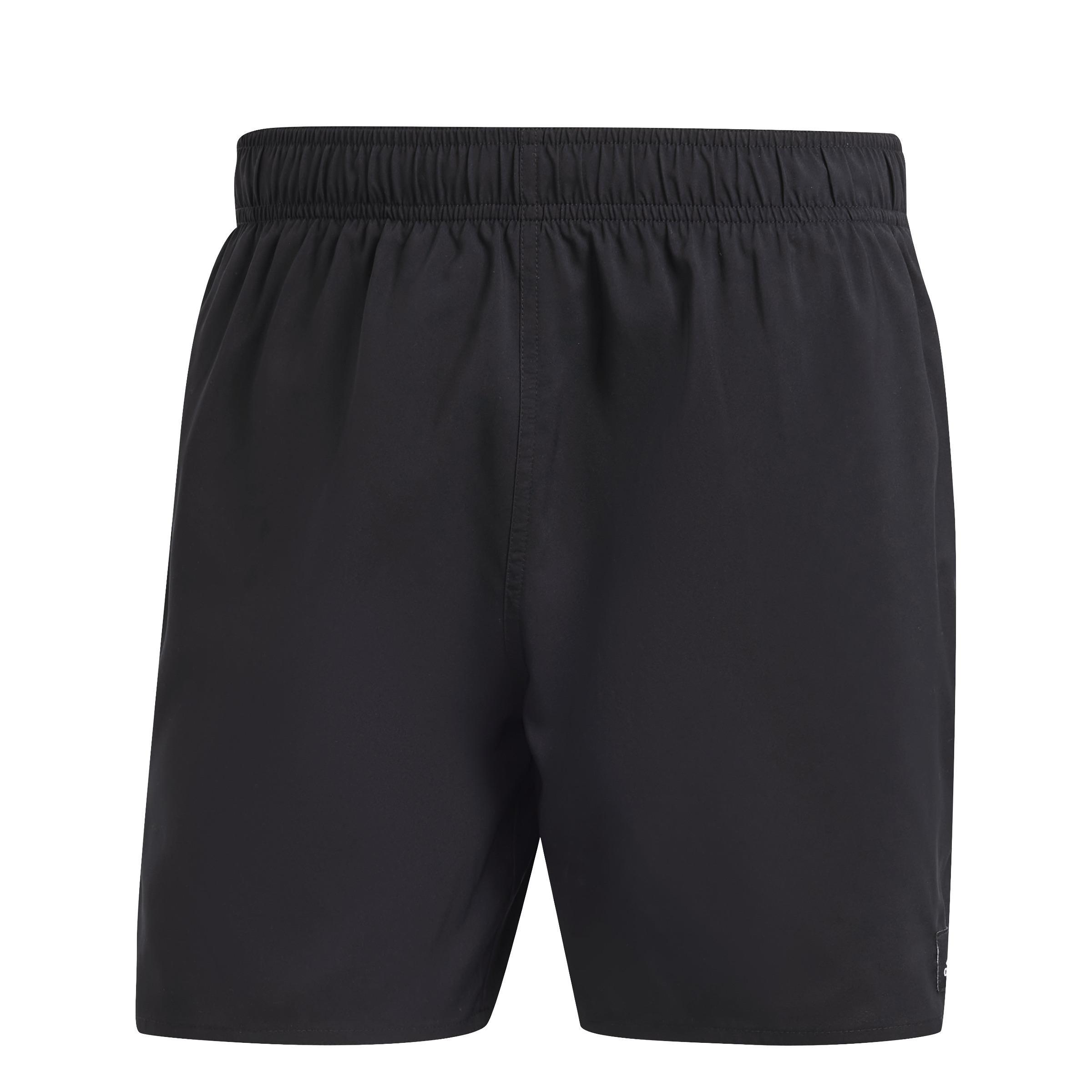 Solid Clx Short-Length Swim Shorts, Black, A901_ONE, large image number 1