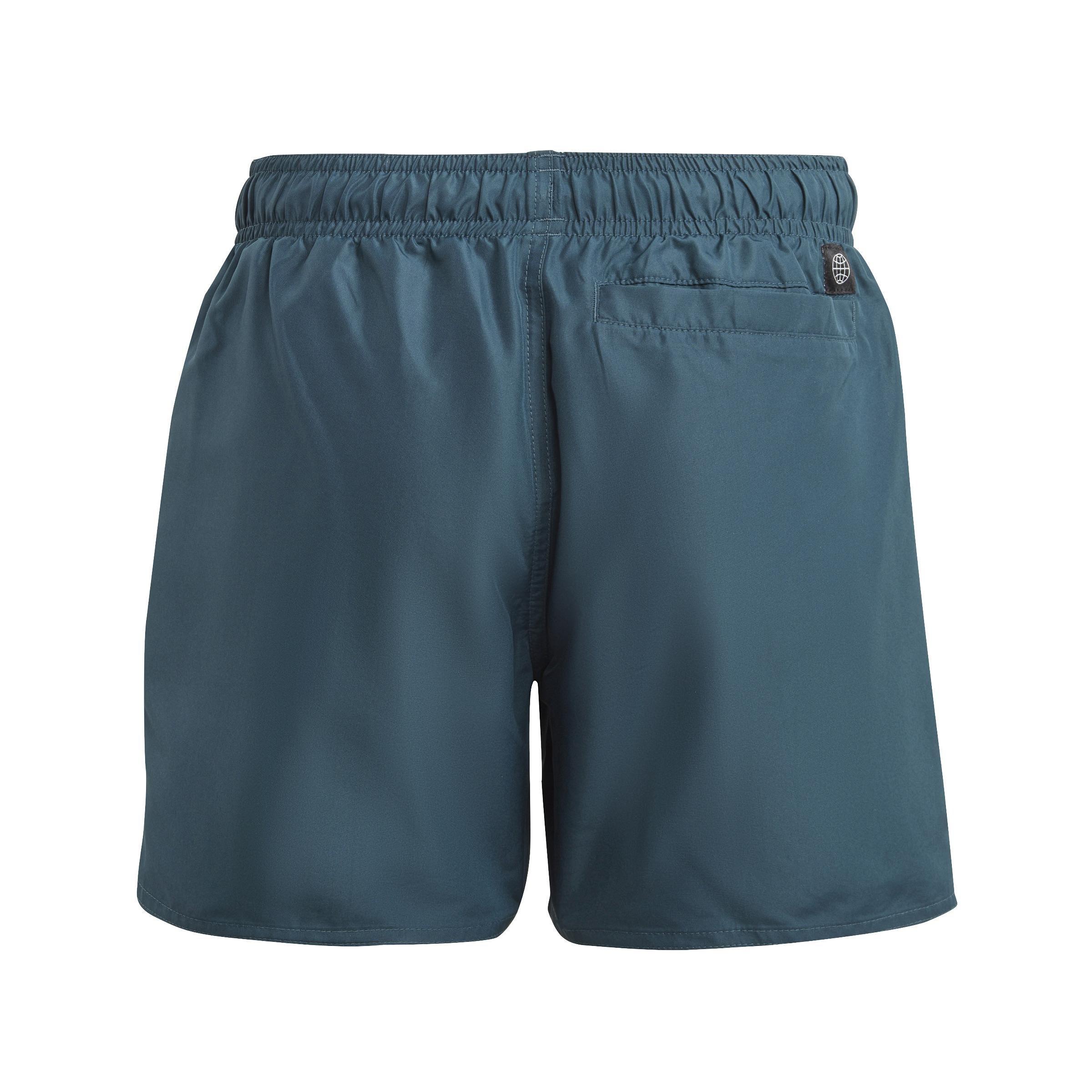 Kids Classic Badge of Sport Swim Shorts, Turquoise, , large image number 2