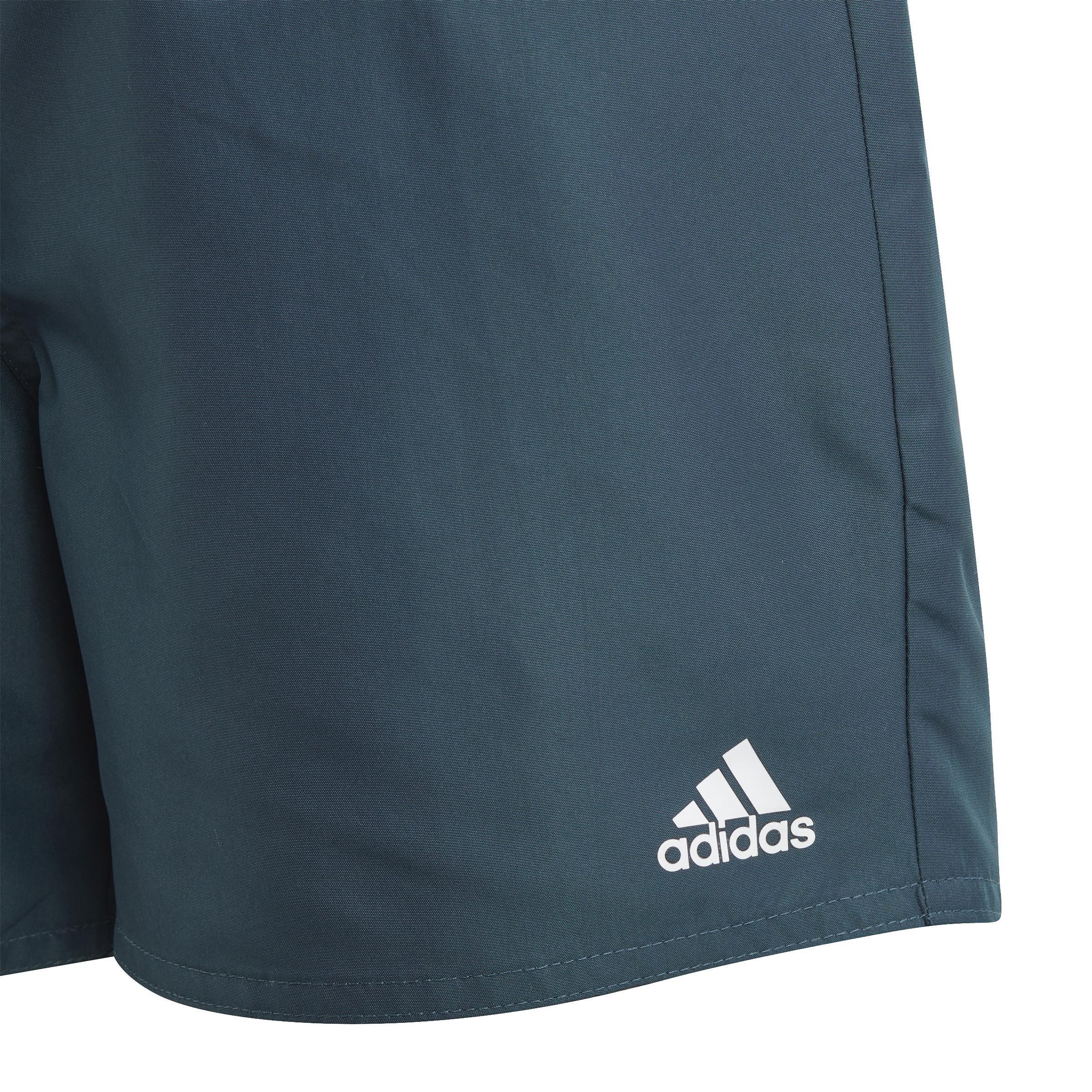 Kids Classic Badge of Sport Swim Shorts, Turquoise, , large image number 3