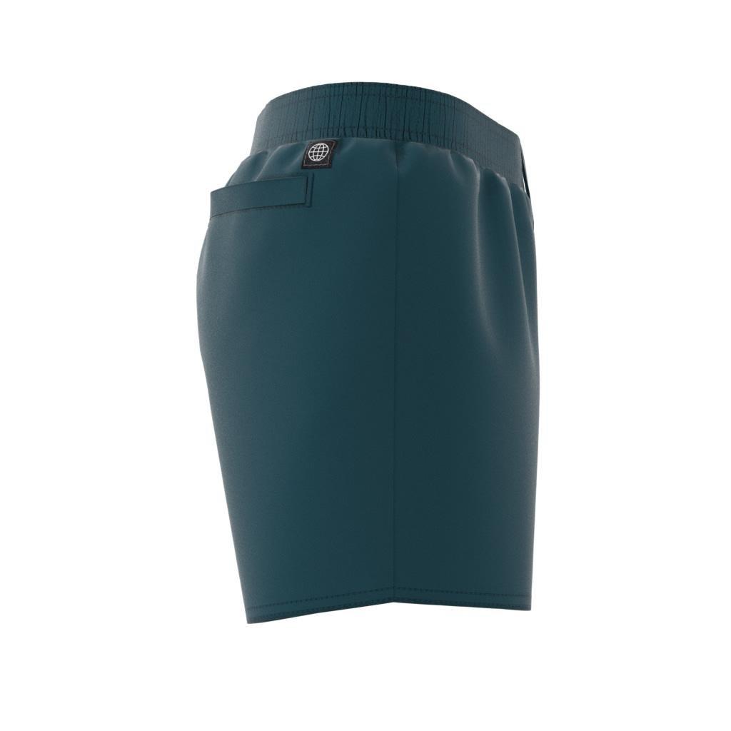 Kids Classic Badge of Sport Swim Shorts, Turquoise, , large image number 8