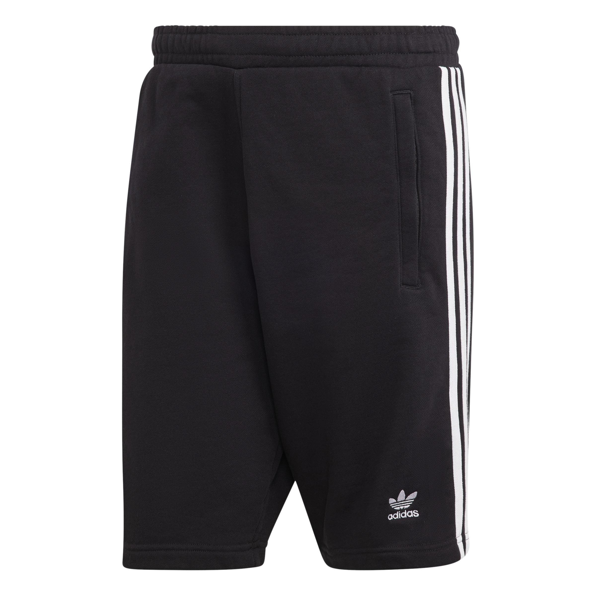 Adicolor Classics 3-Stripes Sweat Shorts, Black, A901_ONE, large image number 0