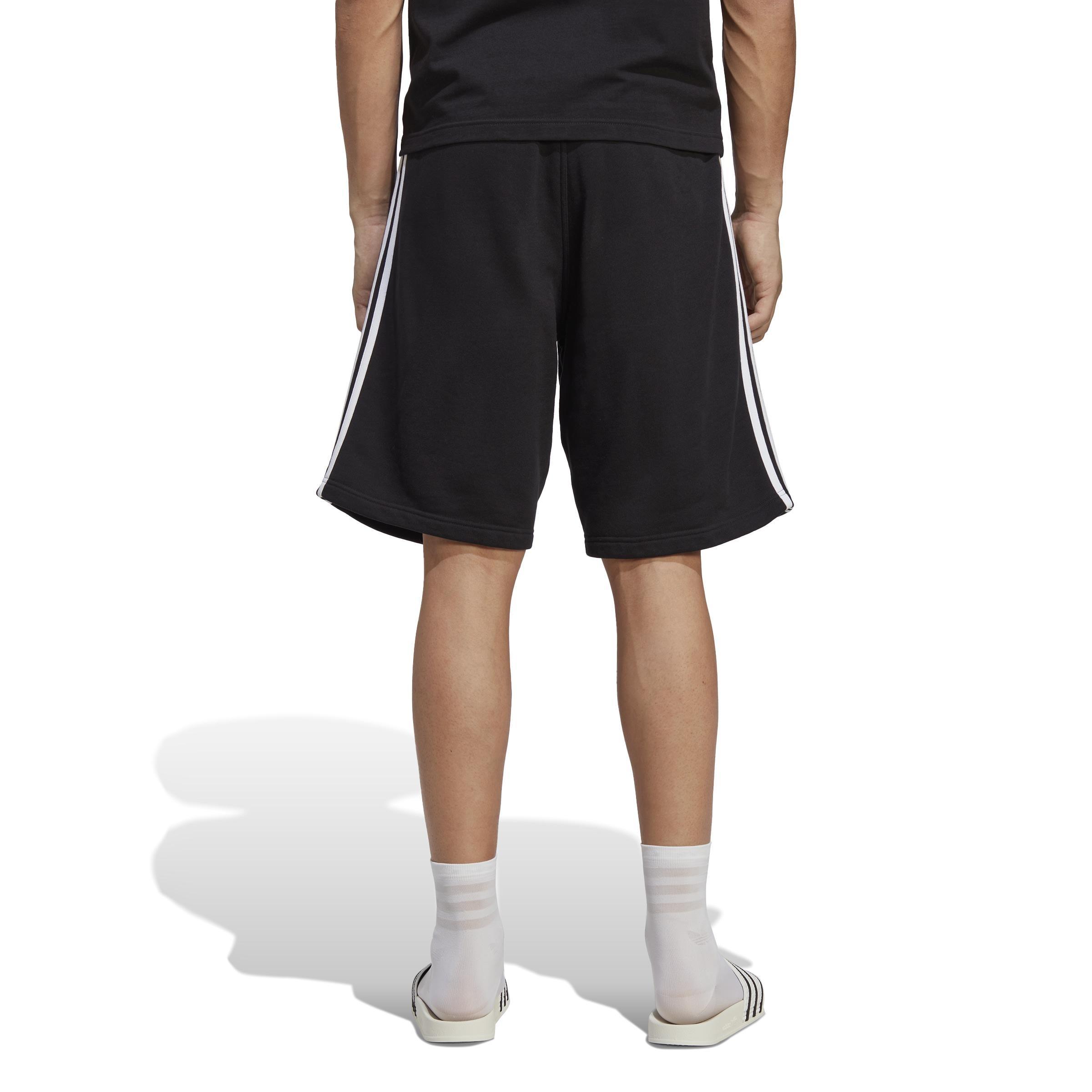Adicolor Classics 3-Stripes Sweat Shorts, Black, , large image number 2