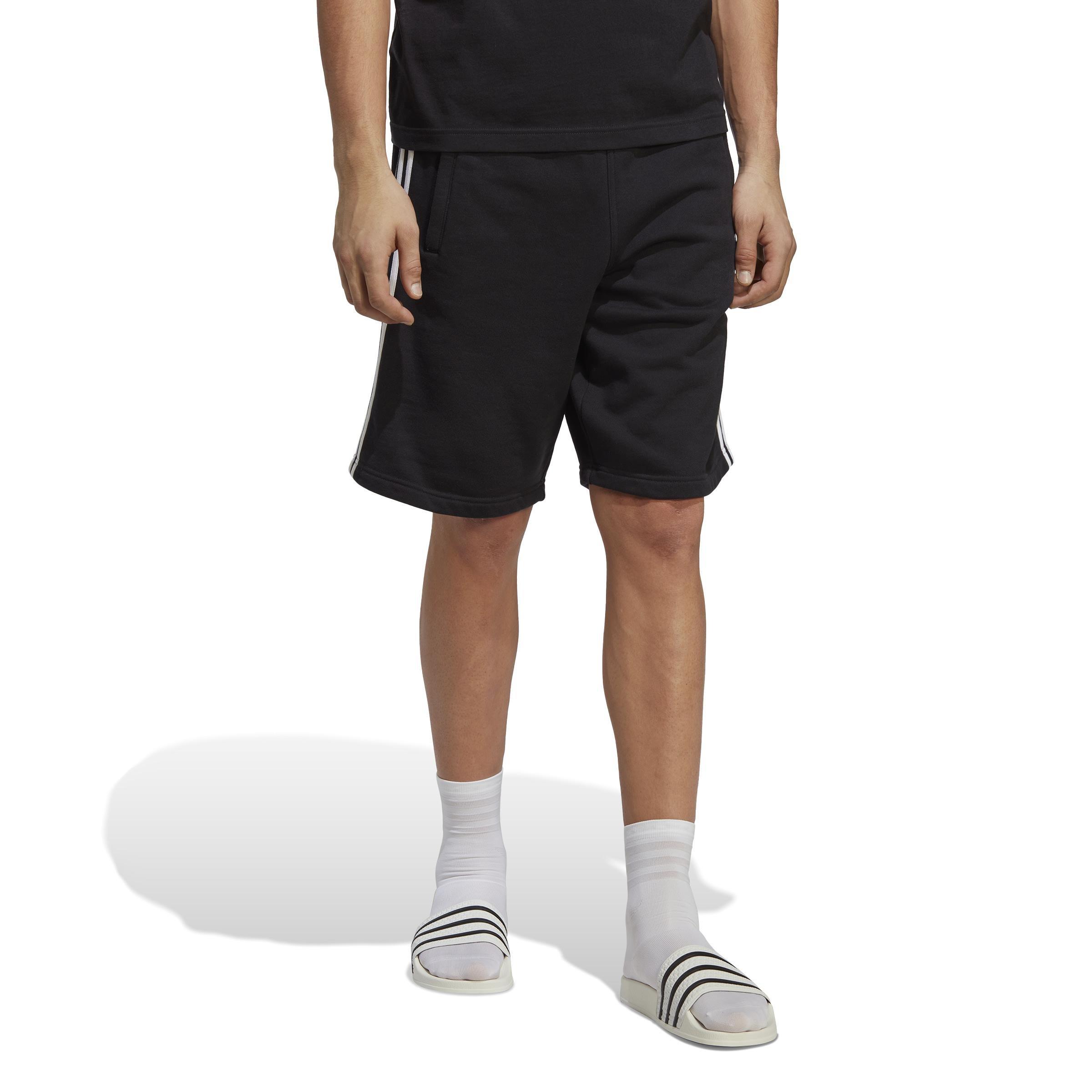 Adicolor Classics 3-Stripes Sweat Shorts, Black, A901_ONE, large image number 14