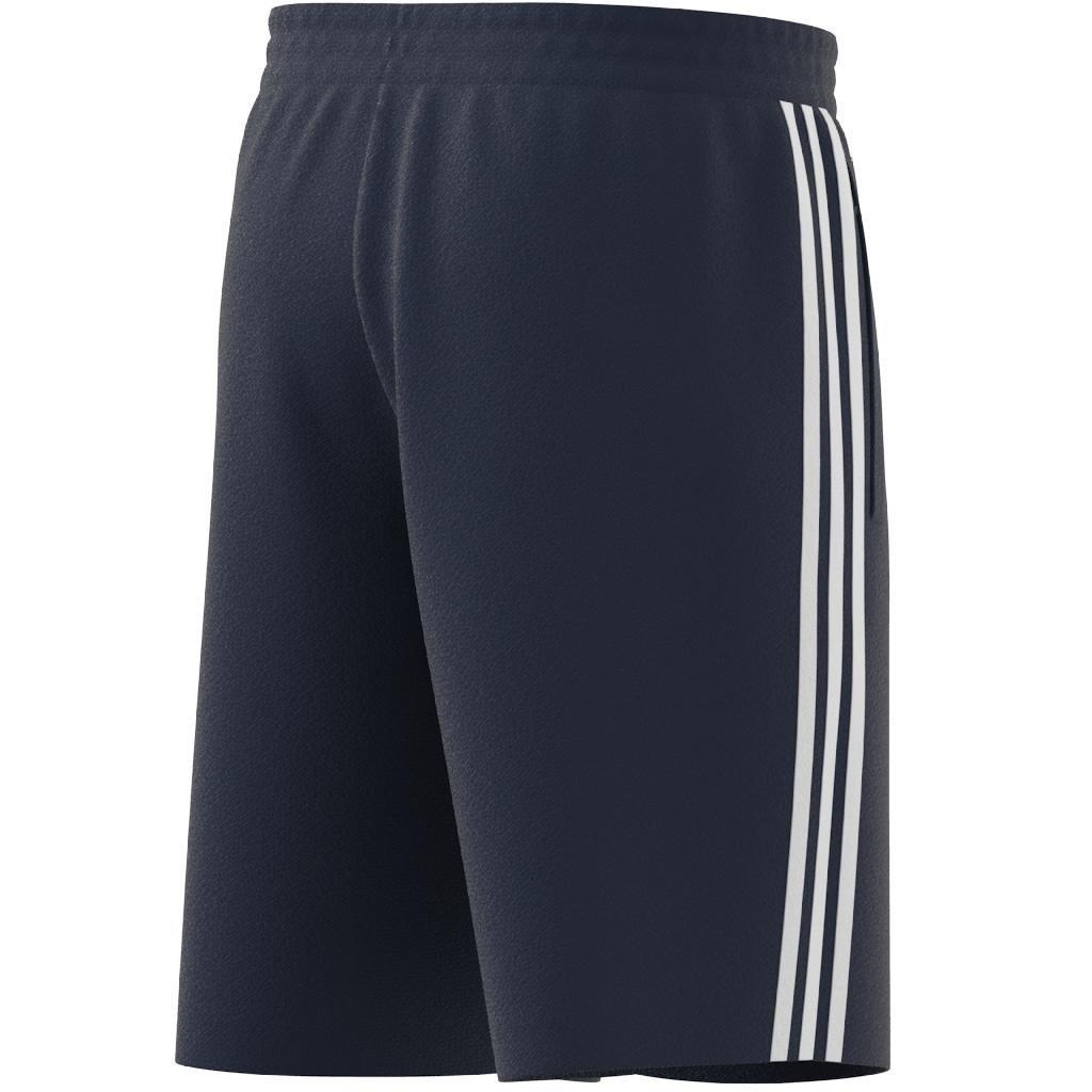 Adicolor Classics 3-Stripes Sweat Shorts, Blue, A901_ONE, large image number 4