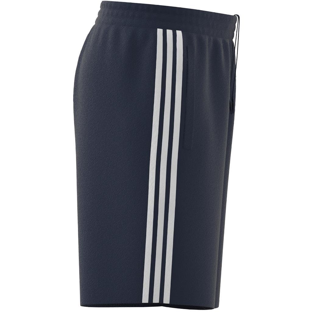 Adicolor Classics 3-Stripes Sweat Shorts, Blue, A901_ONE, large image number 5