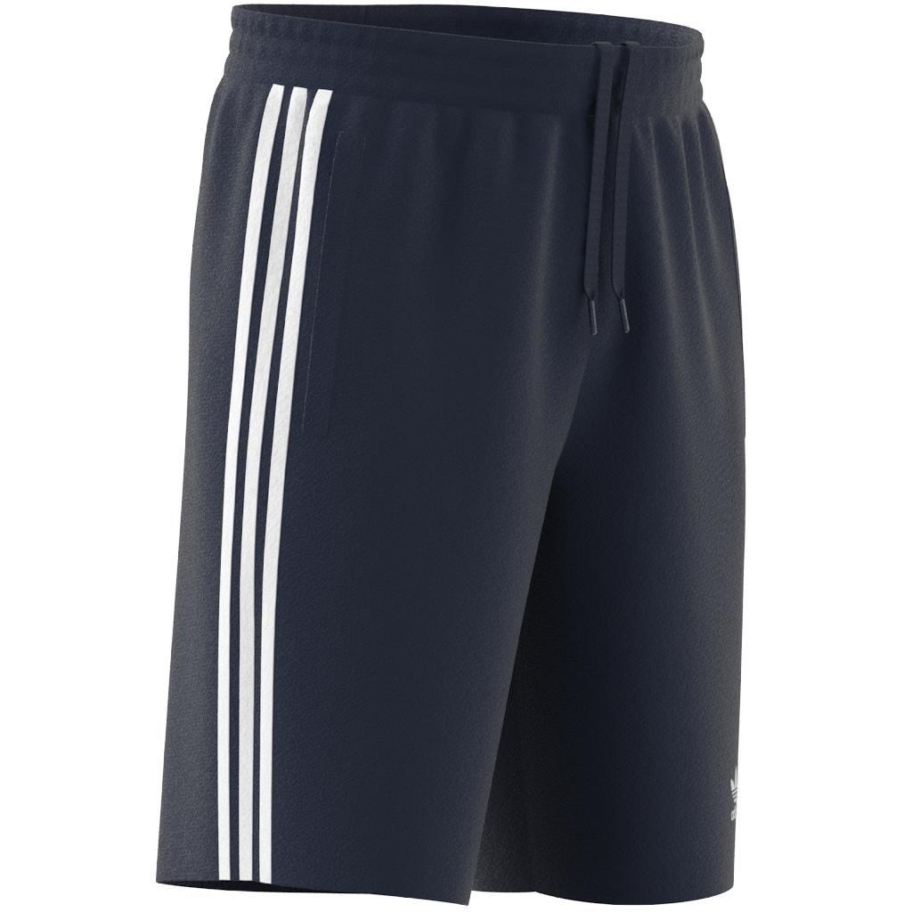 Adicolor Classics 3-Stripes Sweat Shorts, Blue, A901_ONE, large image number 7