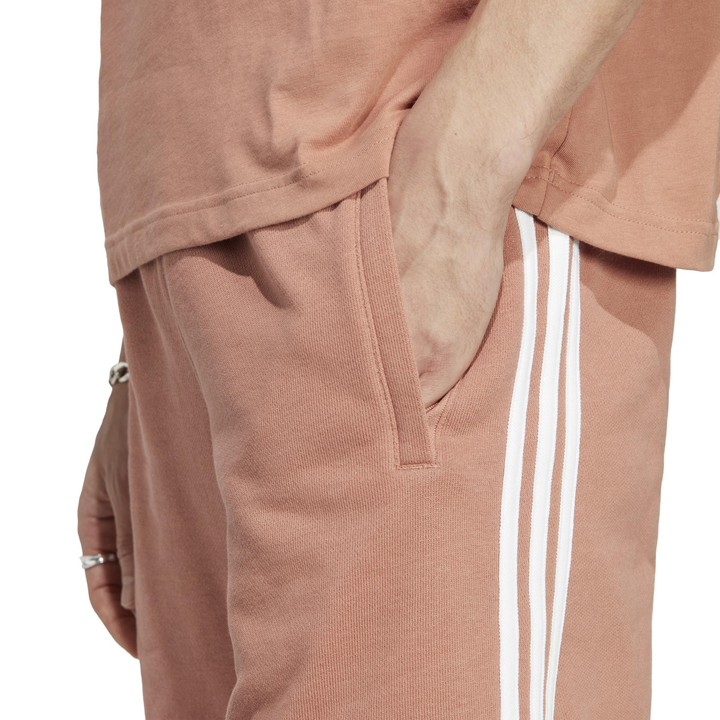 Adicolor Classics 3-Stripes Sweat Shorts, Brown, A901_ONE, large image number 4