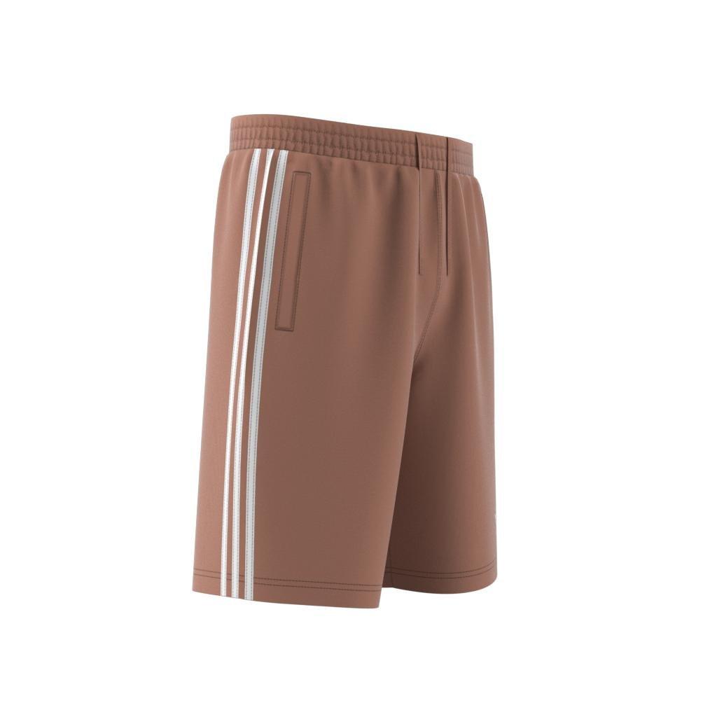 Adicolor Classics 3-Stripes Sweat Shorts, Brown, A901_ONE, large image number 5