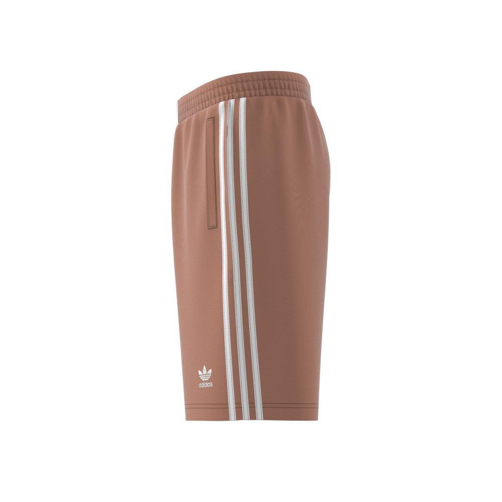 Adicolor Classics 3-Stripes Sweat Shorts, Brown, A901_ONE, large image number 6