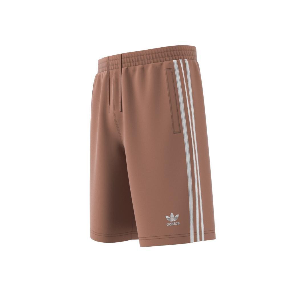 Adicolor Classics 3-Stripes Sweat Shorts, Brown, A901_ONE, large image number 7