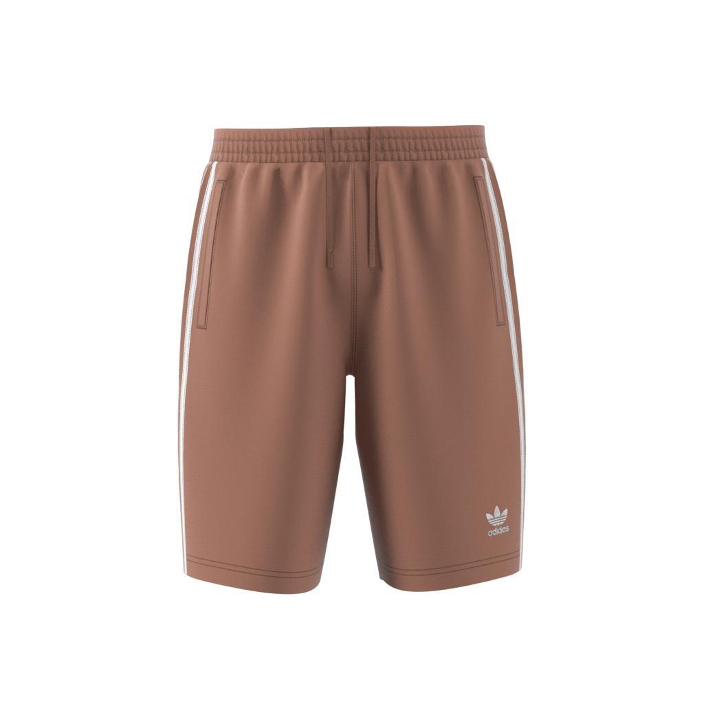 Adicolor Classics 3-Stripes Sweat Shorts, Brown, A901_ONE, large image number 8