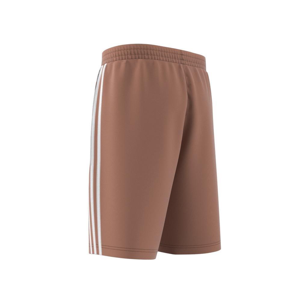 Adicolor Classics 3-Stripes Sweat Shorts, Brown, A901_ONE, large image number 10